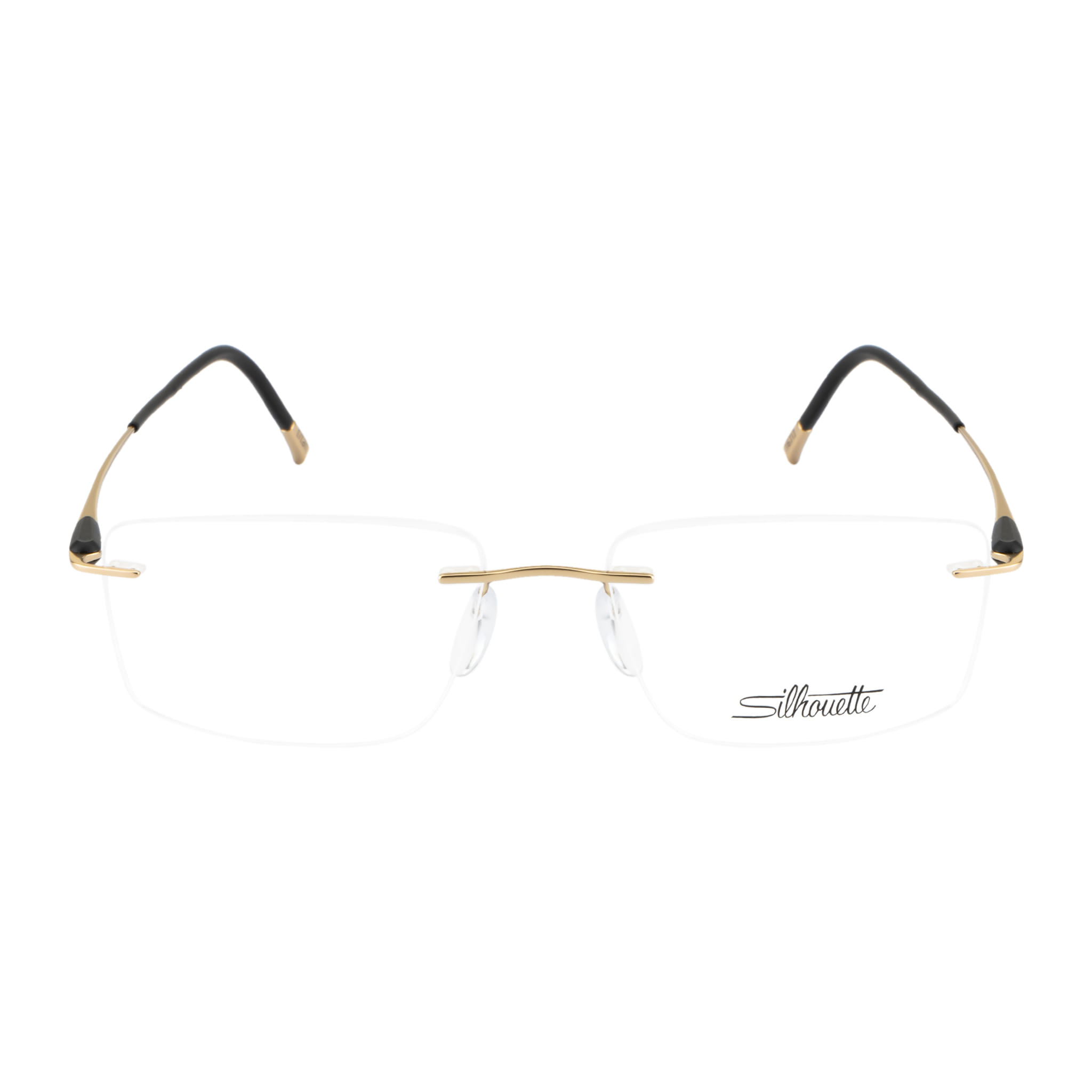 Silhouette 5561 Frame Gold Male RimLess Titanium Frame — Gold frame — view 2