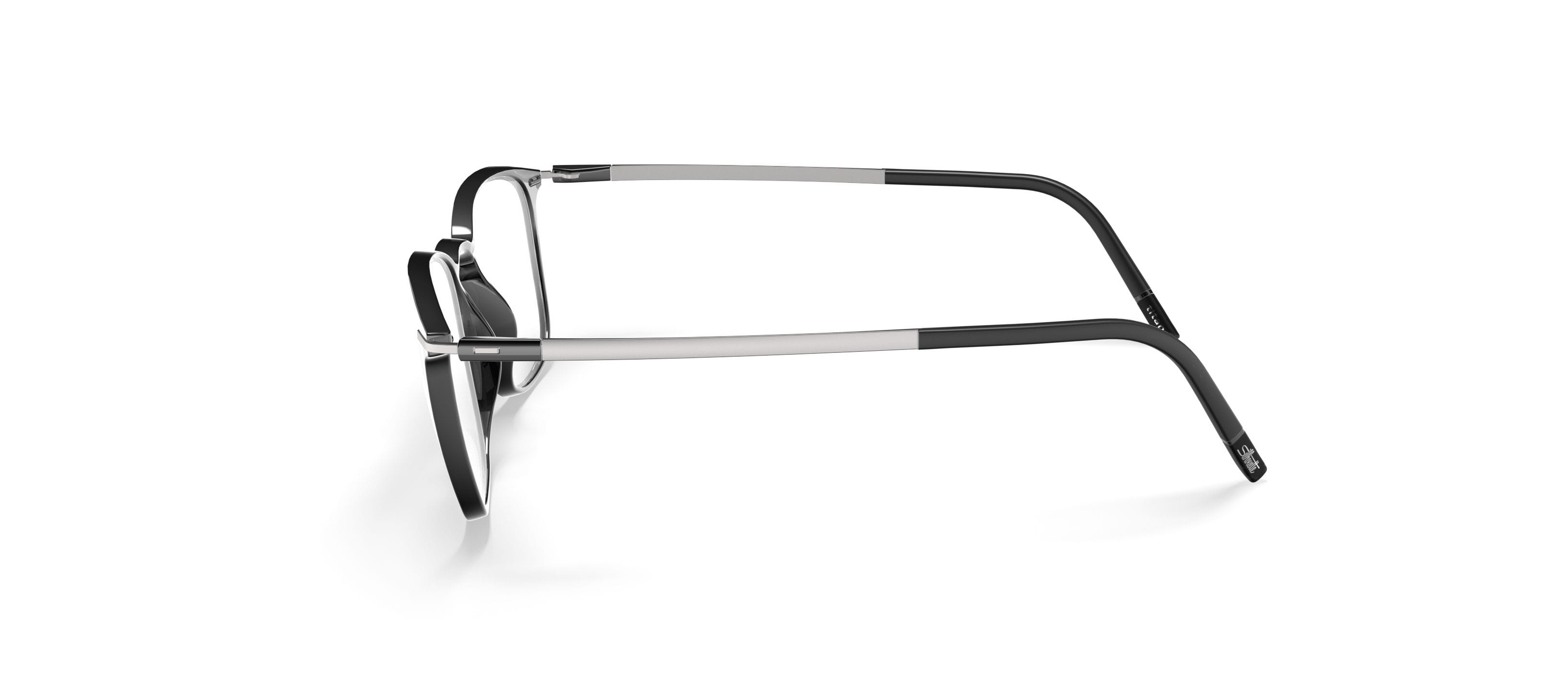 Silhouette 2963 Frame Black Male Full Titanium Frame — Black frame — view 3