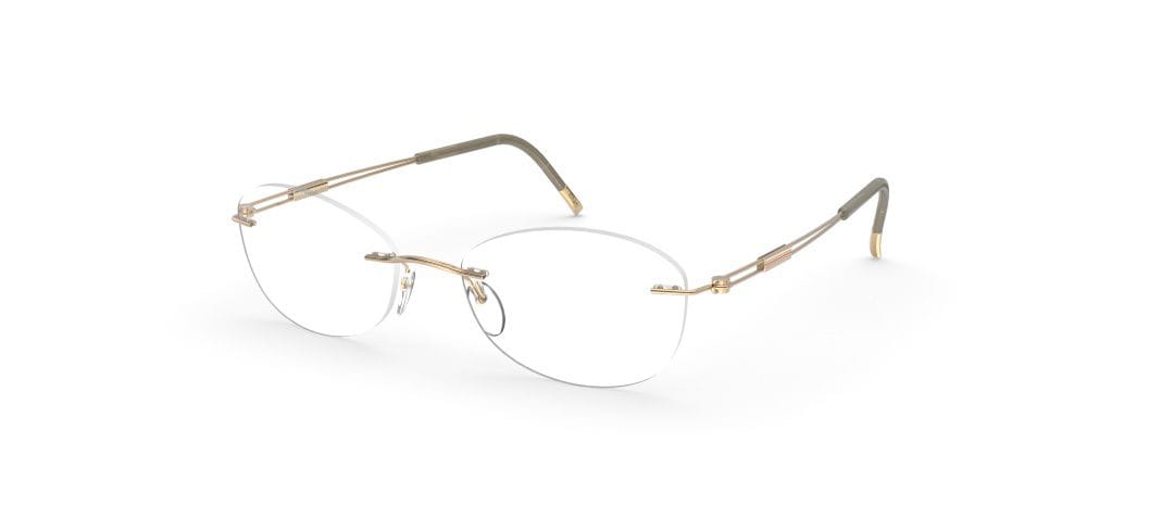 Silhouette 5551/FE Frame Gold Female Full Titanium — Gold frame