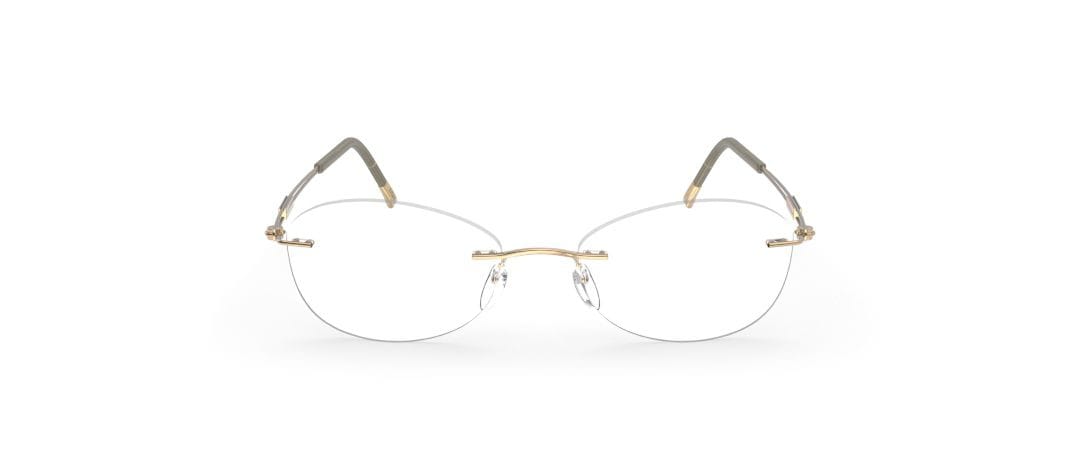 Silhouette 5551/FE Frame Gold Female Full Titanium Frame — Gold frame — view 2
