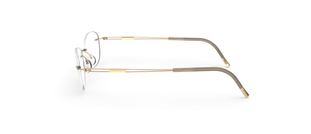 Silhouette 5551/FE Frame Gold Female Full Titanium Frame — Gold frame — view 3