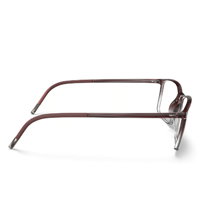 Silhouette 2934/75 Frame Transparent Maroon Unisex Full Shel Frame — Transparent Maroon frame — view 3