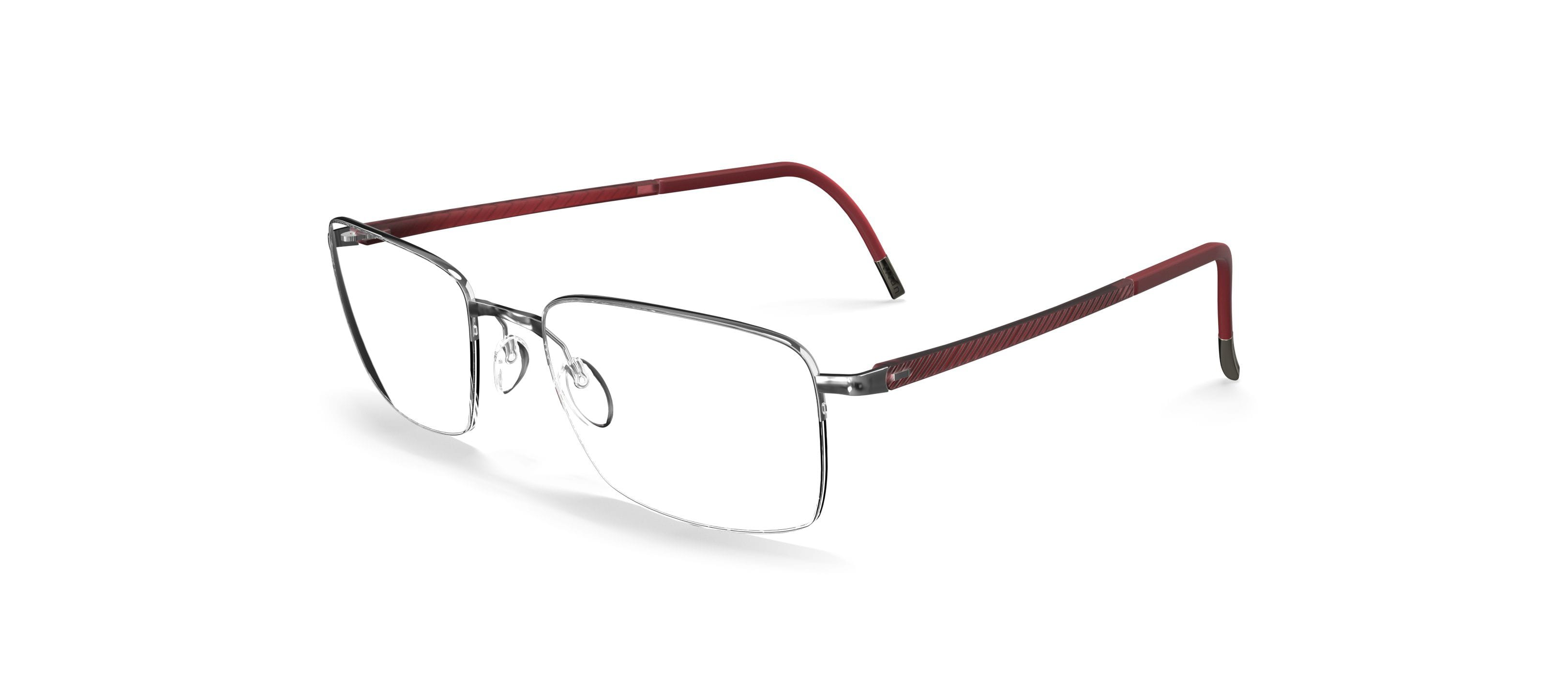 Silhouette 5560/75 Frame Silver Male Supra Shell — Silver frame