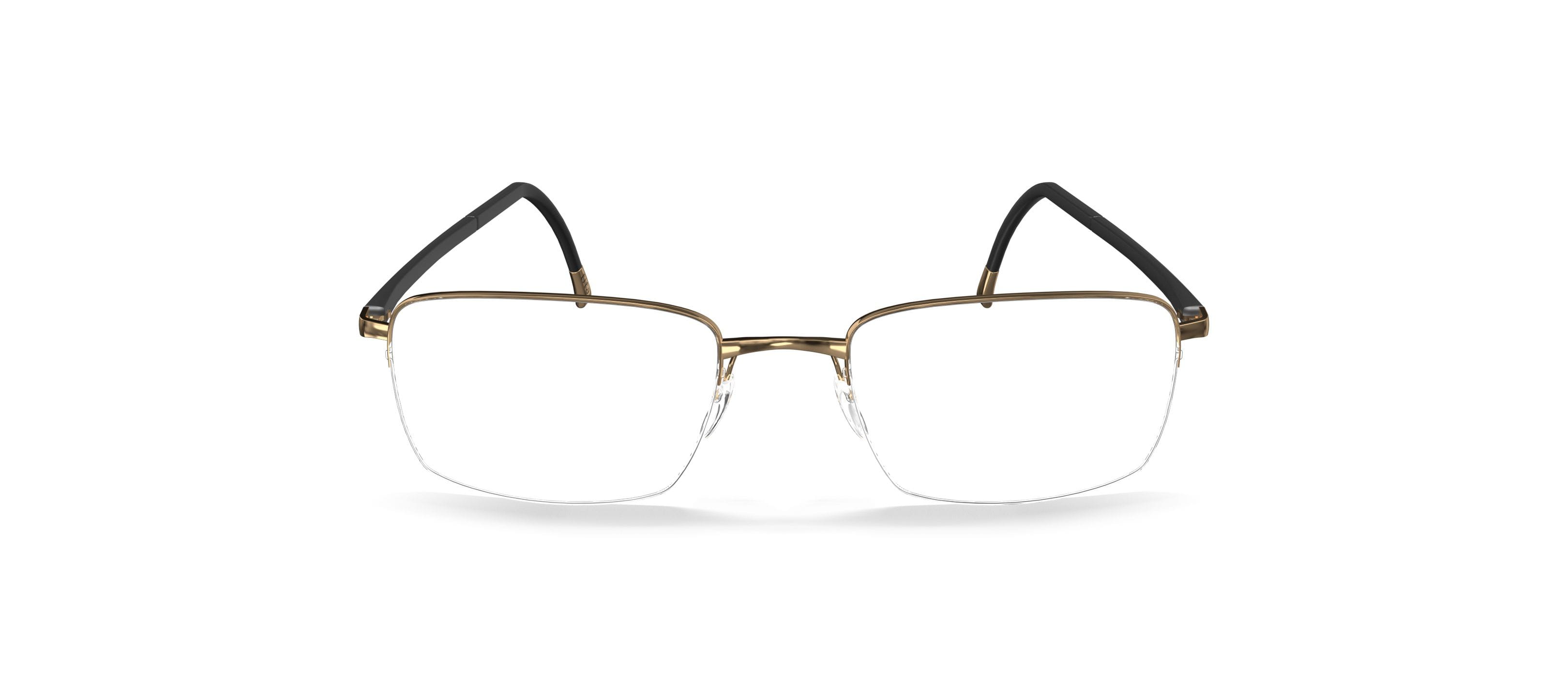 Silhouette 5560/75 Frame Gold Male Supra Shell Frame — Gold frame — view 2