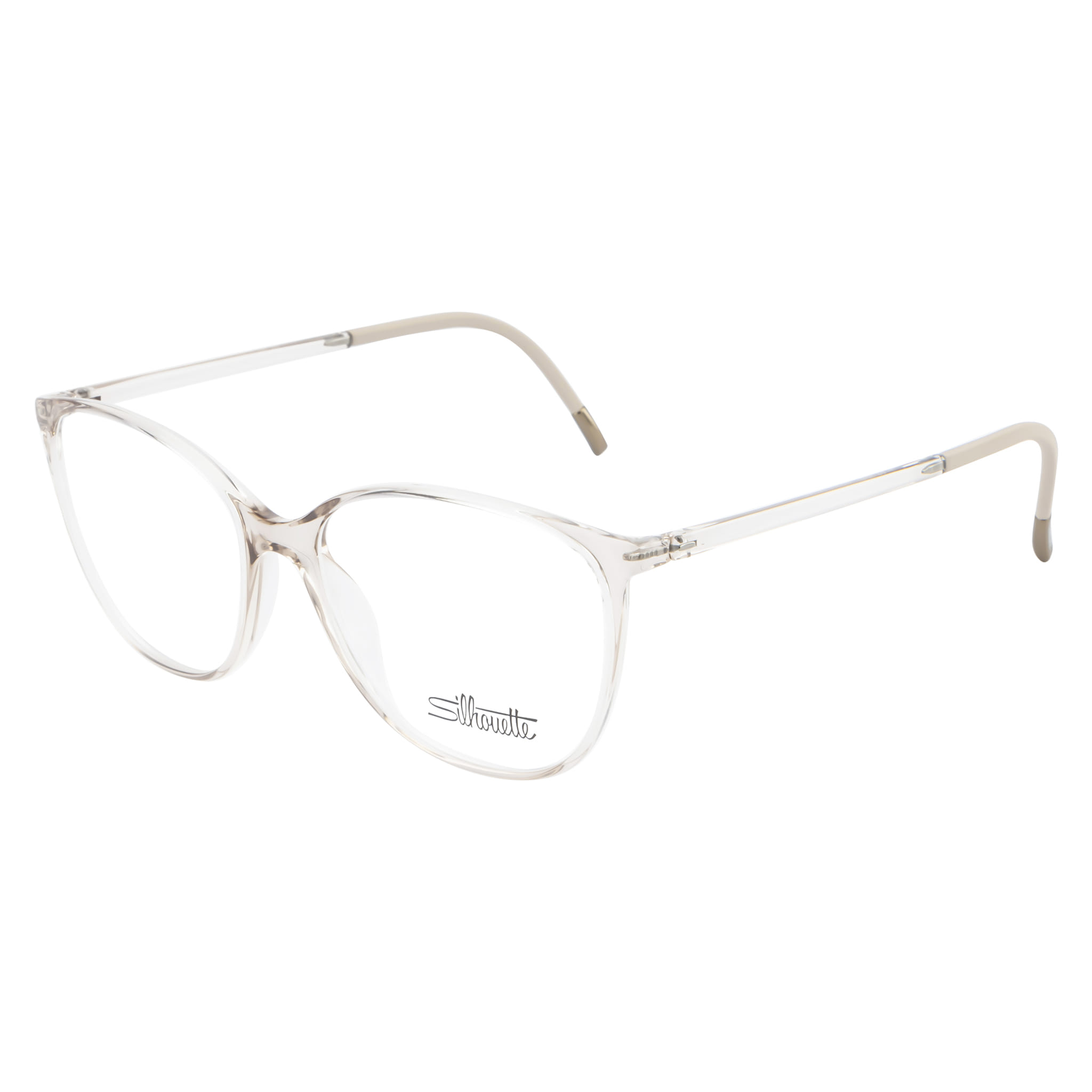 Silhouette SPX 1601 Frame Transparent Pink Female Full Shell Frame — Transparent Pink frame — view 1