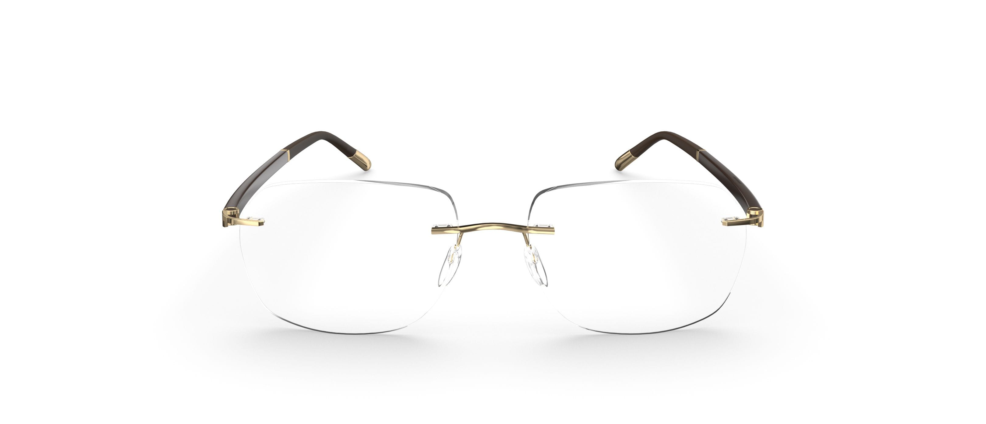 Silhouette 5564 Frame Gold Male Full Titanium with Shell