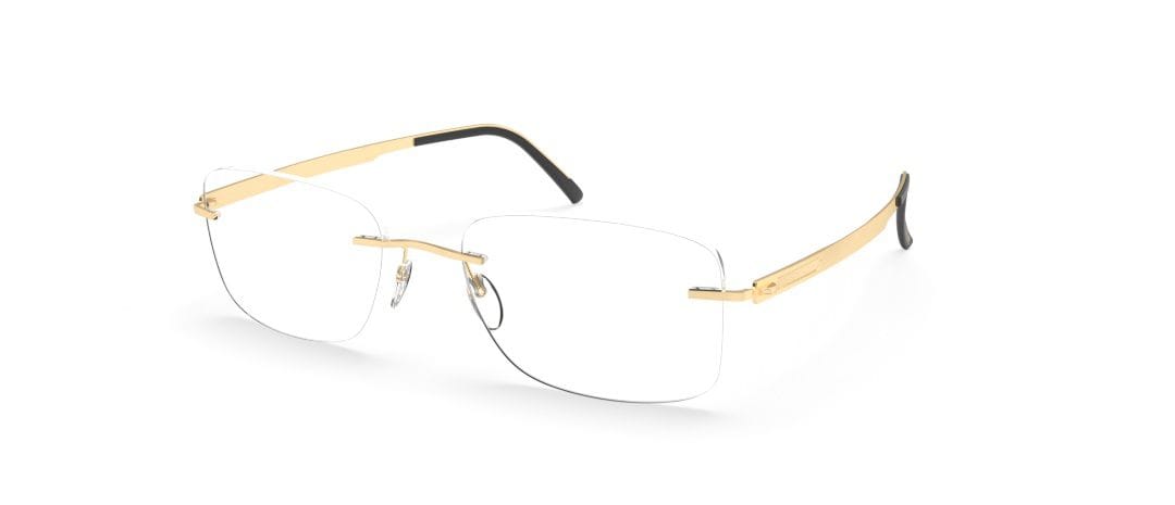 Silhouette 5554/KA Frame Gold Male RimLess Metal — Gold frame