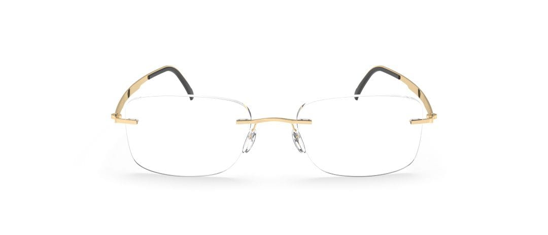 Silhouette 5554/KA Frame Gold Male RimLess Metal Frame — Gold frame — view 2