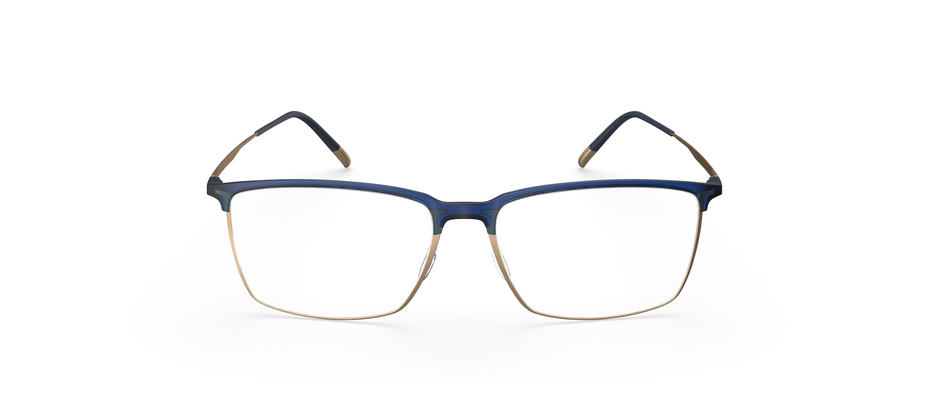 Silhouette 2946/75 Frame Blue Male Full Titanium Frame — Blue frame — view 2