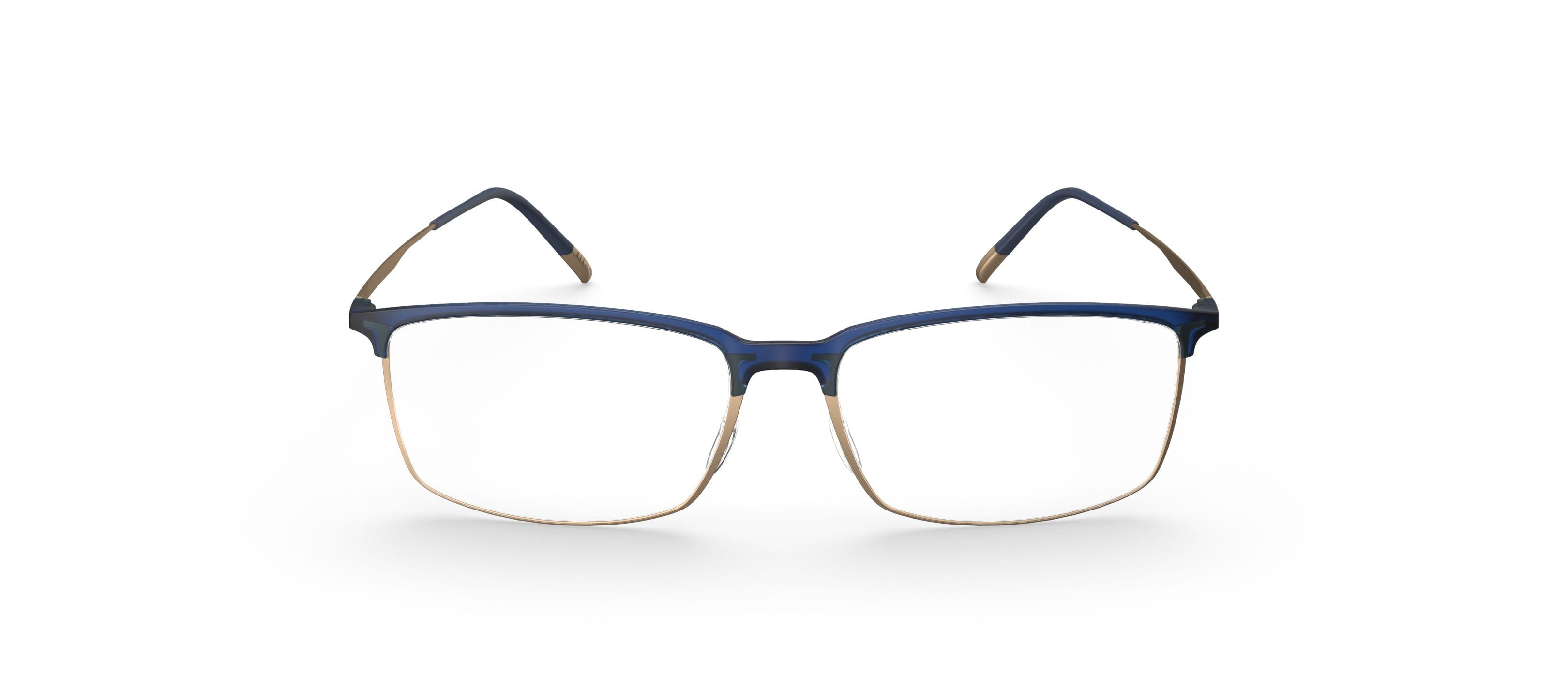 Silhouette 2947/75 Frame Blue Male Full Titanium Frame — Blue frame — view 2