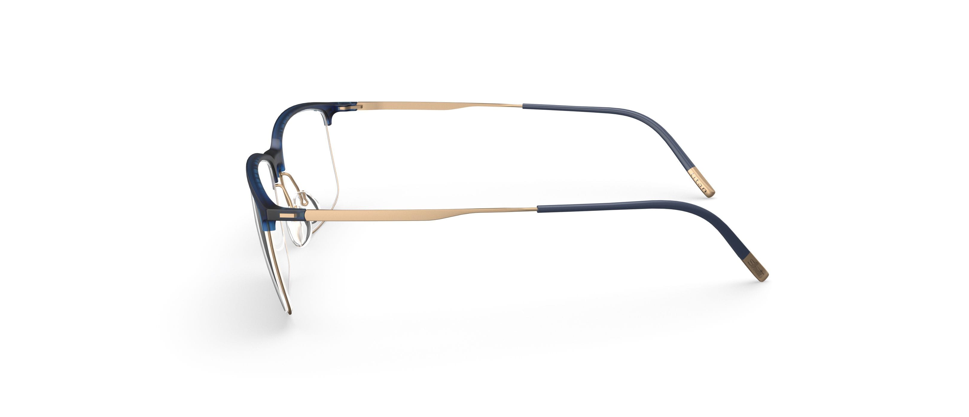 Silhouette 2947/75 Frame Blue Male Full Titanium Frame — Blue frame — view 3