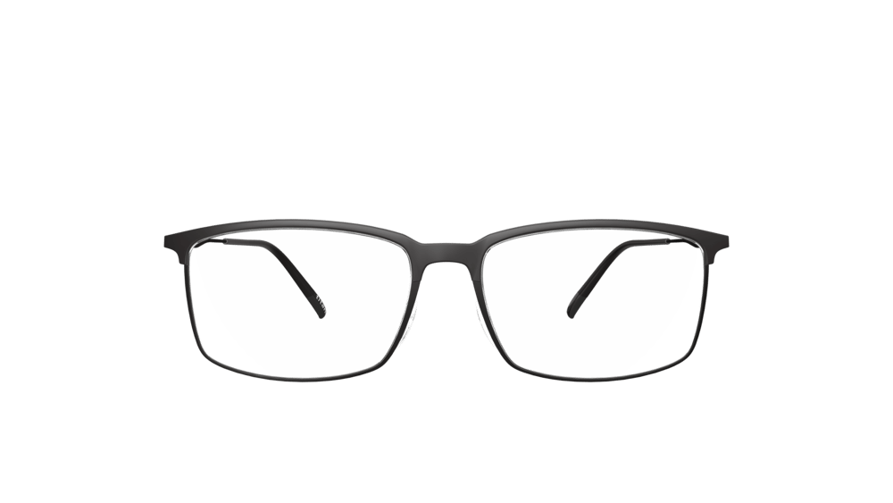 Silhouette 2947/75 Frame Matt Black Male Full Shell Frame — Matt Black frame — view 2