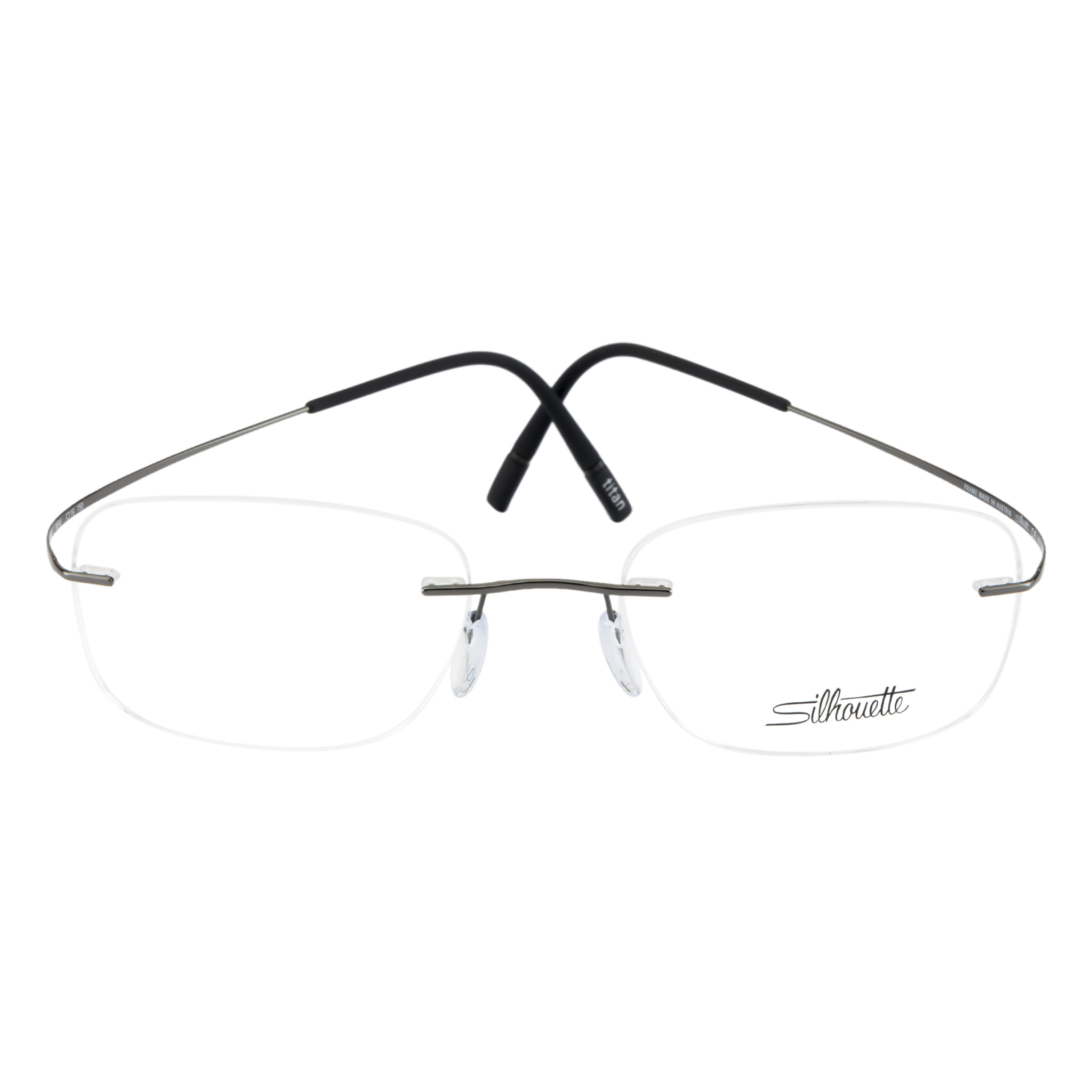 Silhouette 5599 Frame Grey Male RimLess Titanium — Grey frame