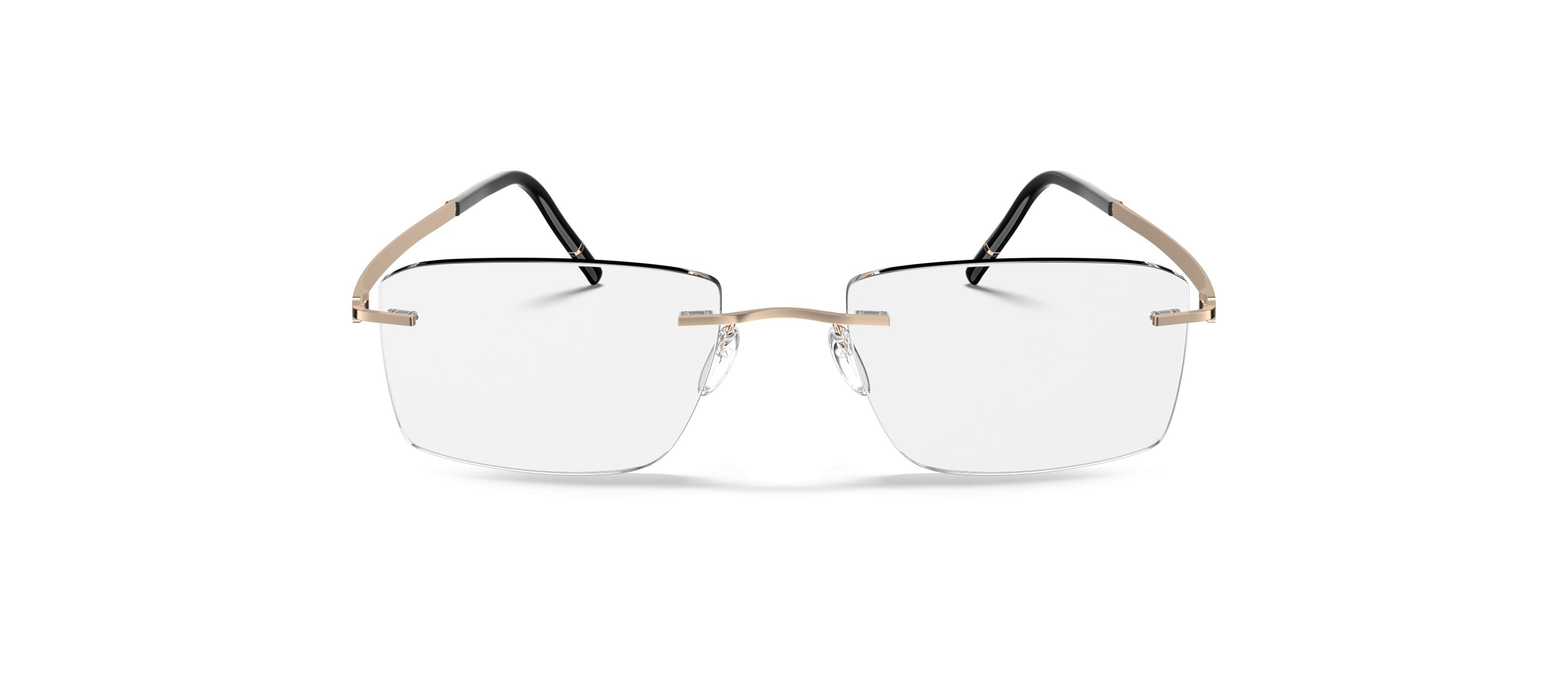 Silhouette SH-L009 Frame Gold Male RimLess Metal Frame — Gold frame — view 2