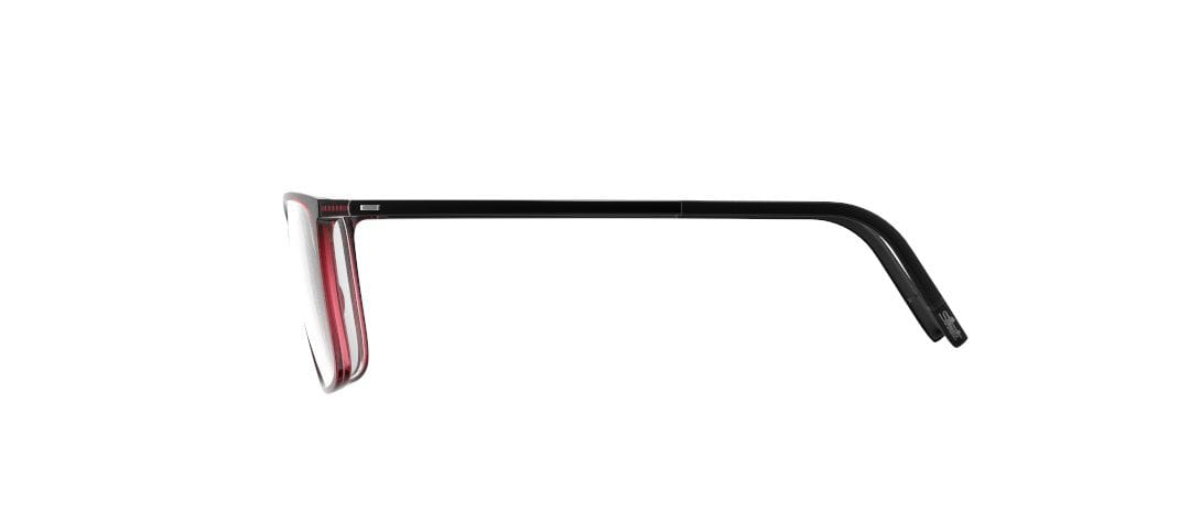 Silhouette 2961 Frame Maroon Male Full Shell Frame — Maroon frame — view 3