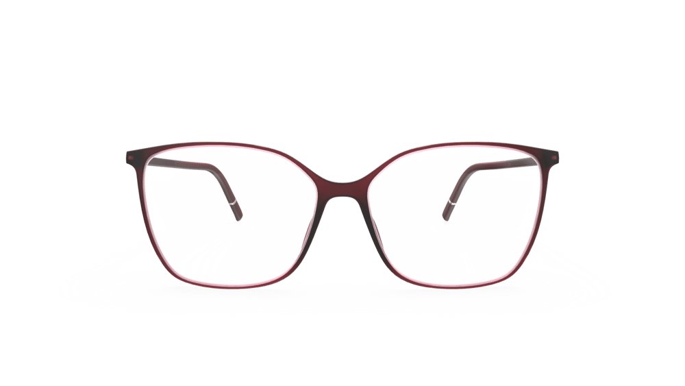 Silhouette SPX 1612 Frame Maroon Female Full Shell Frame — Maroon frame — view 2