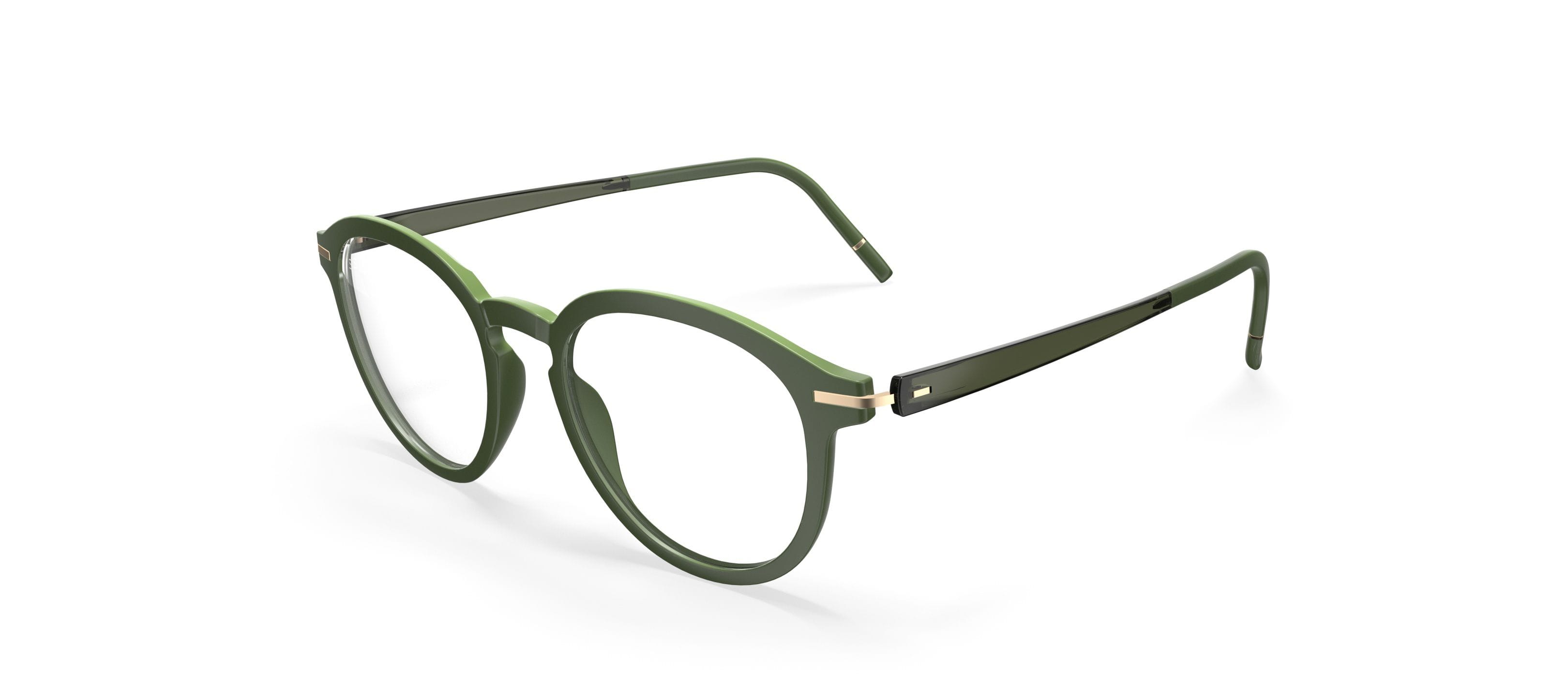 Silhouette SPX 2976 Frame Green Unisex Full Shell — Green frame