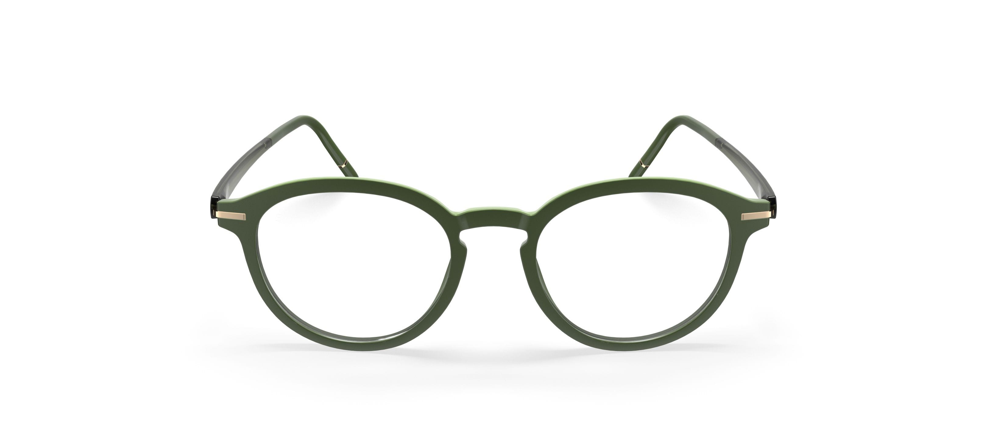 Silhouette SPX 2976 Frame Green Unisex Full Shell Frame — Green frame — view 2