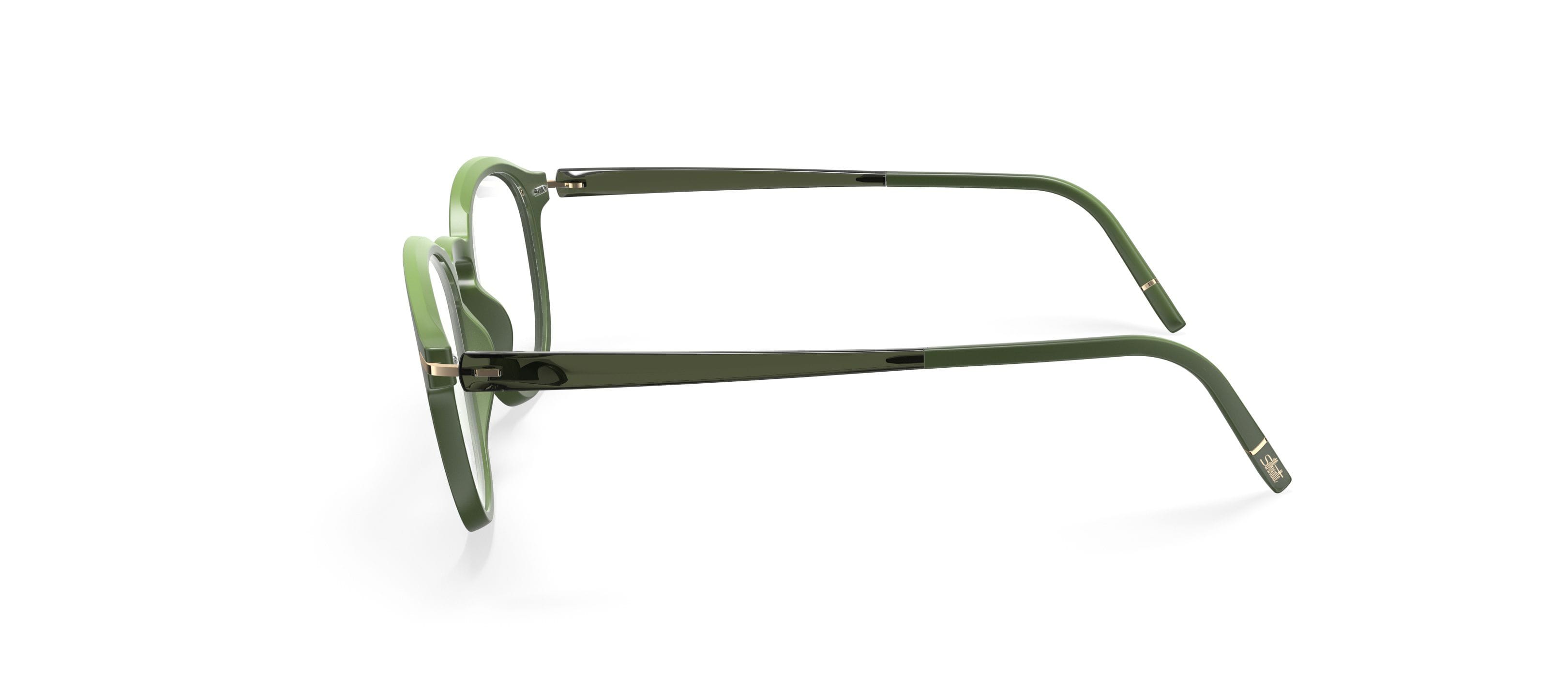 Silhouette SPX 2976 Frame Green Unisex Full Shell Frame — Green frame — view 3