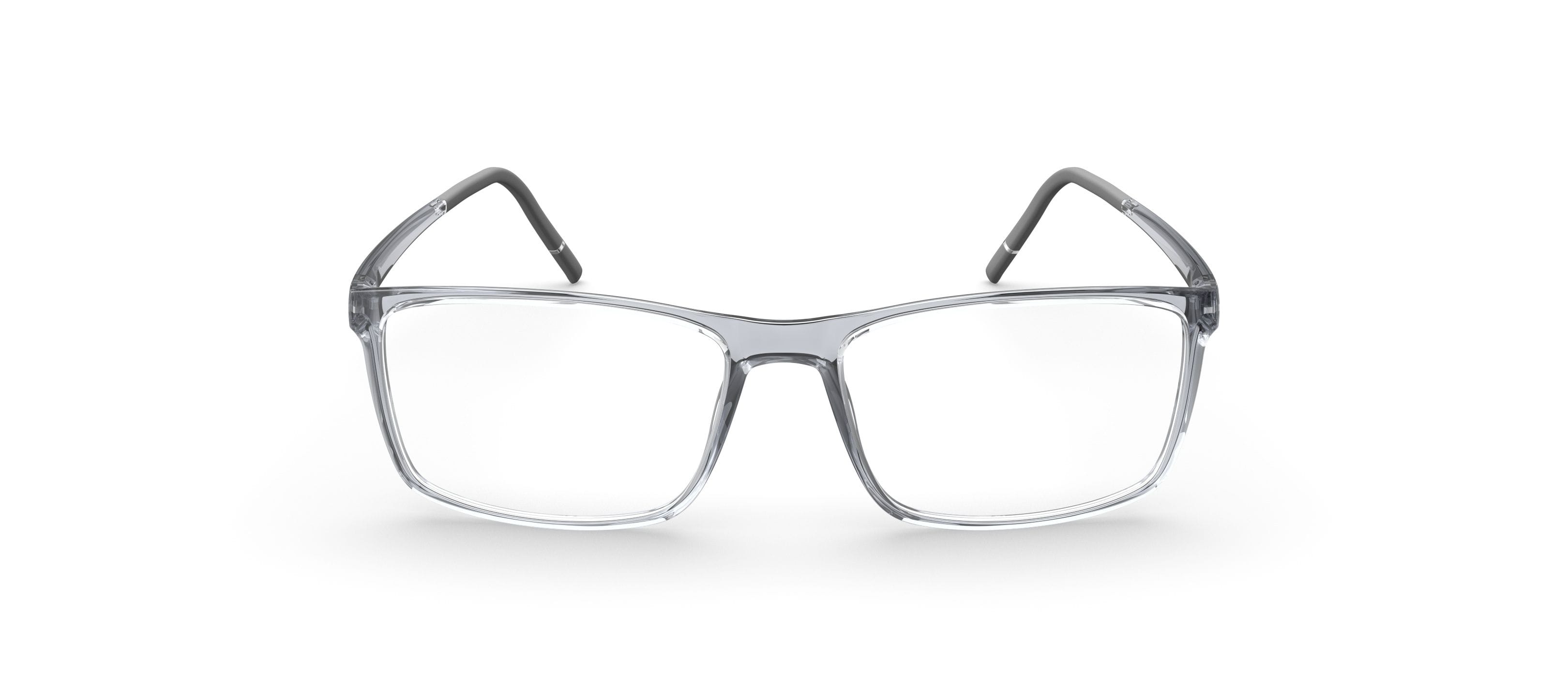 Silhouette SPX 2972 Frame Transparent Blue Male Full Shell Frame — Transparent Blue frame — view 2