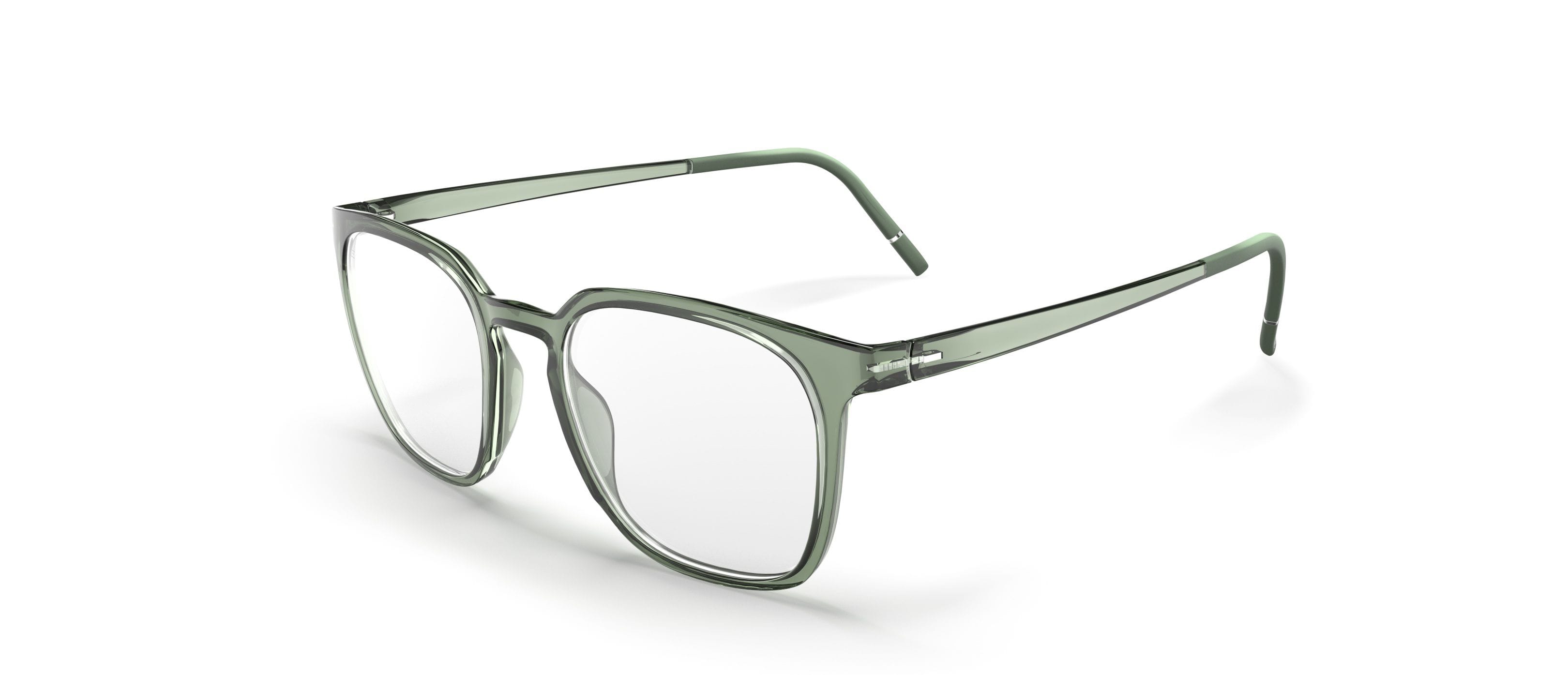 Silhouette SPX 2980 Frame Transparent Green Male Full Shell — Transparent Green frame