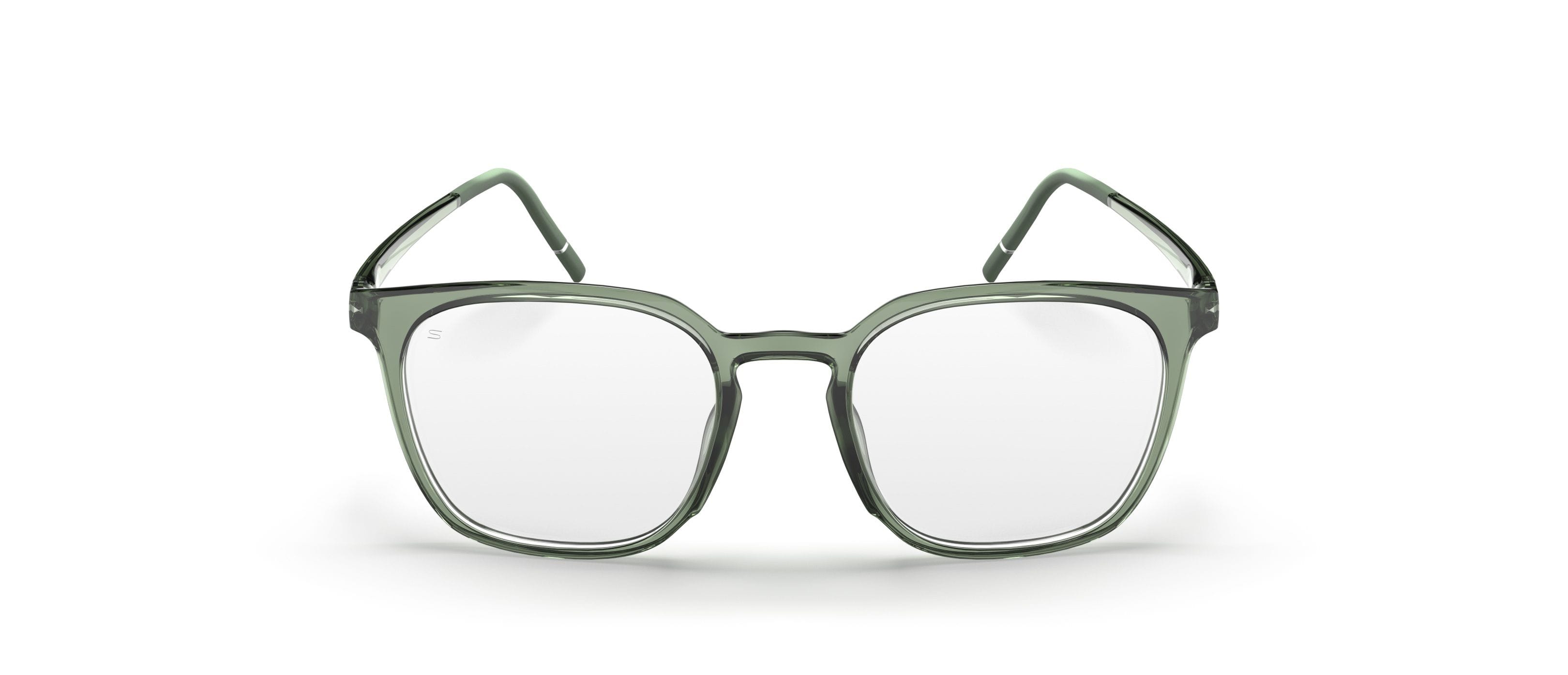 Silhouette SPX 2980 Frame Transparent Green Male Full Shell Frame — Transparent Green frame — view 2