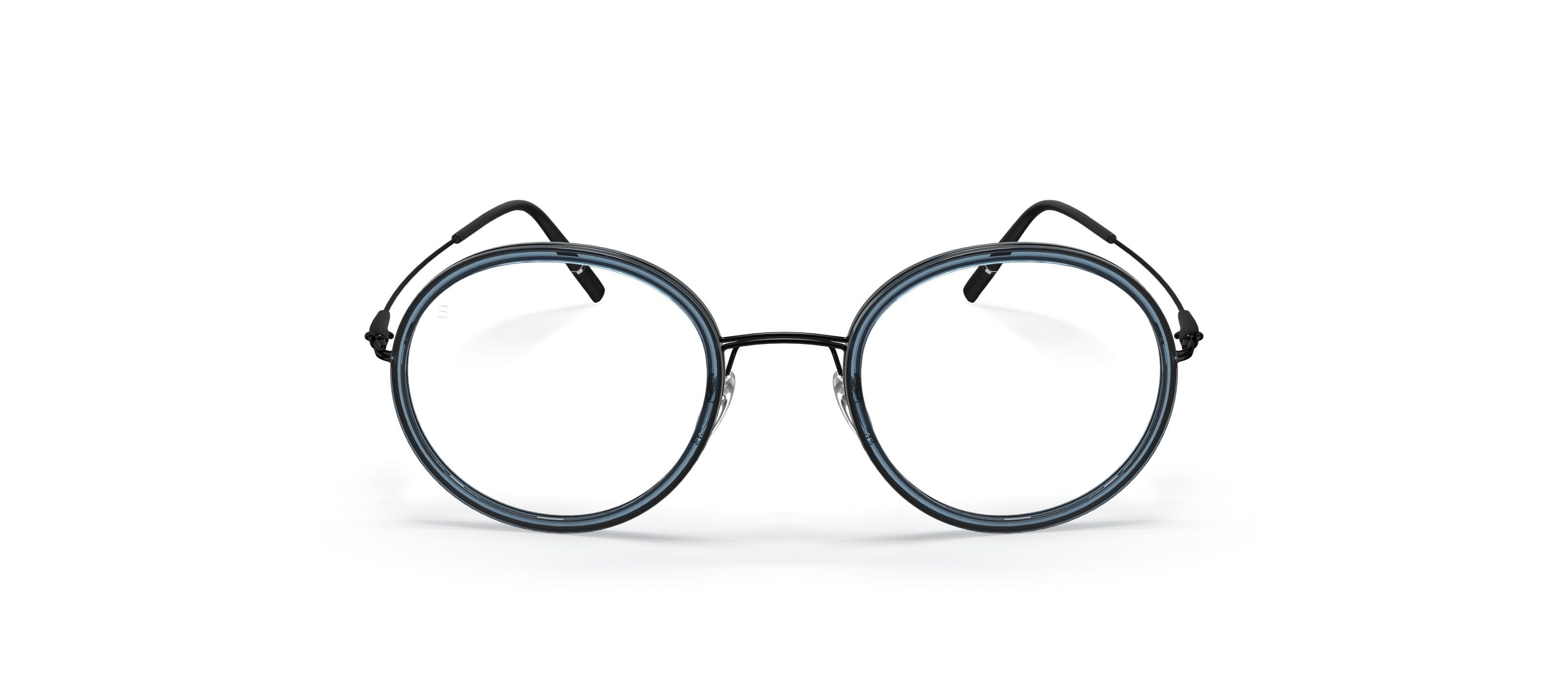 Silhouette 5582 Frame Blue Unisex Full Titanium Frame — Blue frame — view 2