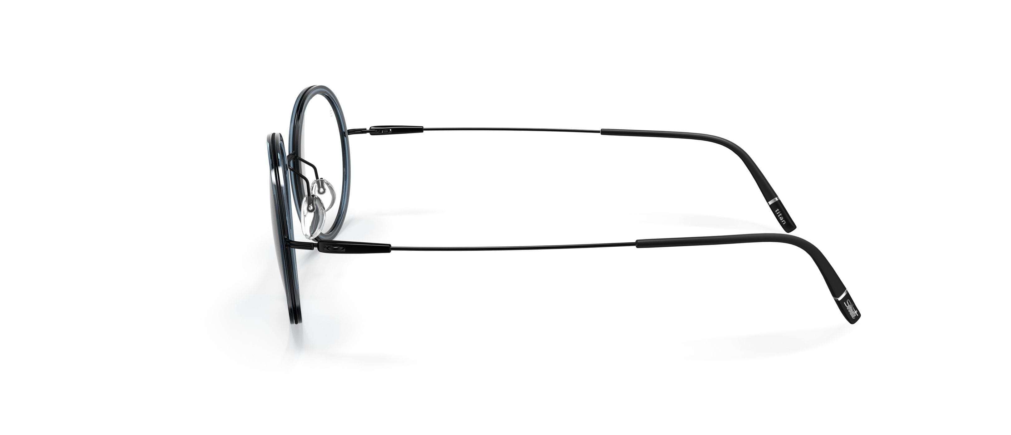 Silhouette 5582 Frame Blue Unisex Full Titanium Frame — Blue frame — view 3
