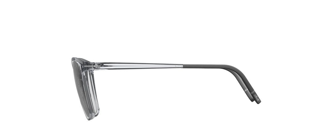 Silhouette SPX 1621 Frame Transparent Grey Male Full Shell Frame — Transparent Grey frame — view 3