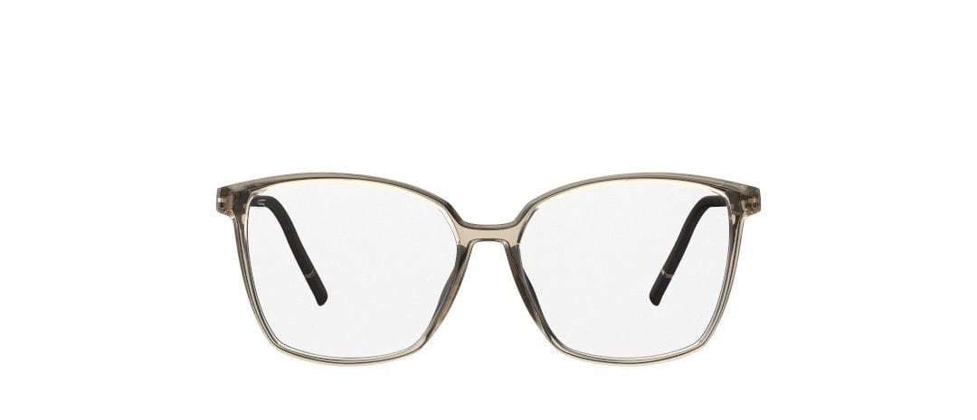 Silhouette SPX 1621 Frame Transparent Brown Unisex Full Shel Frame — Transparent Brown frame — view 2