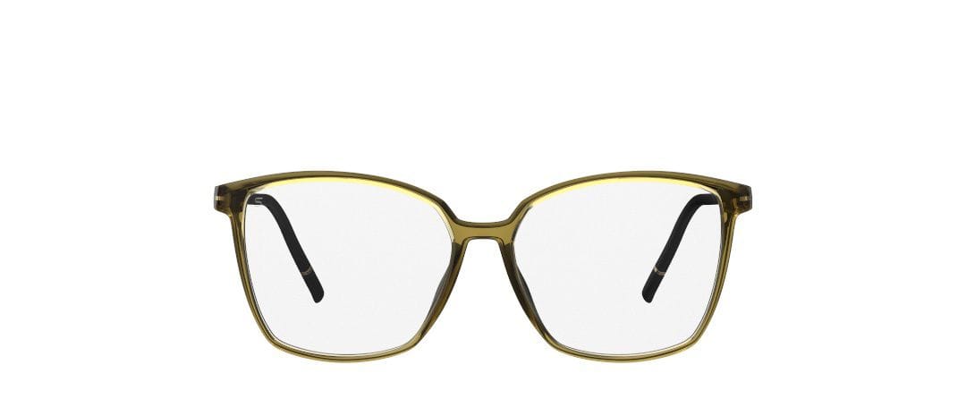 Silhouette SPX 1621 Frame Olive Unisex Full Shell Frame — Olive frame — view 2
