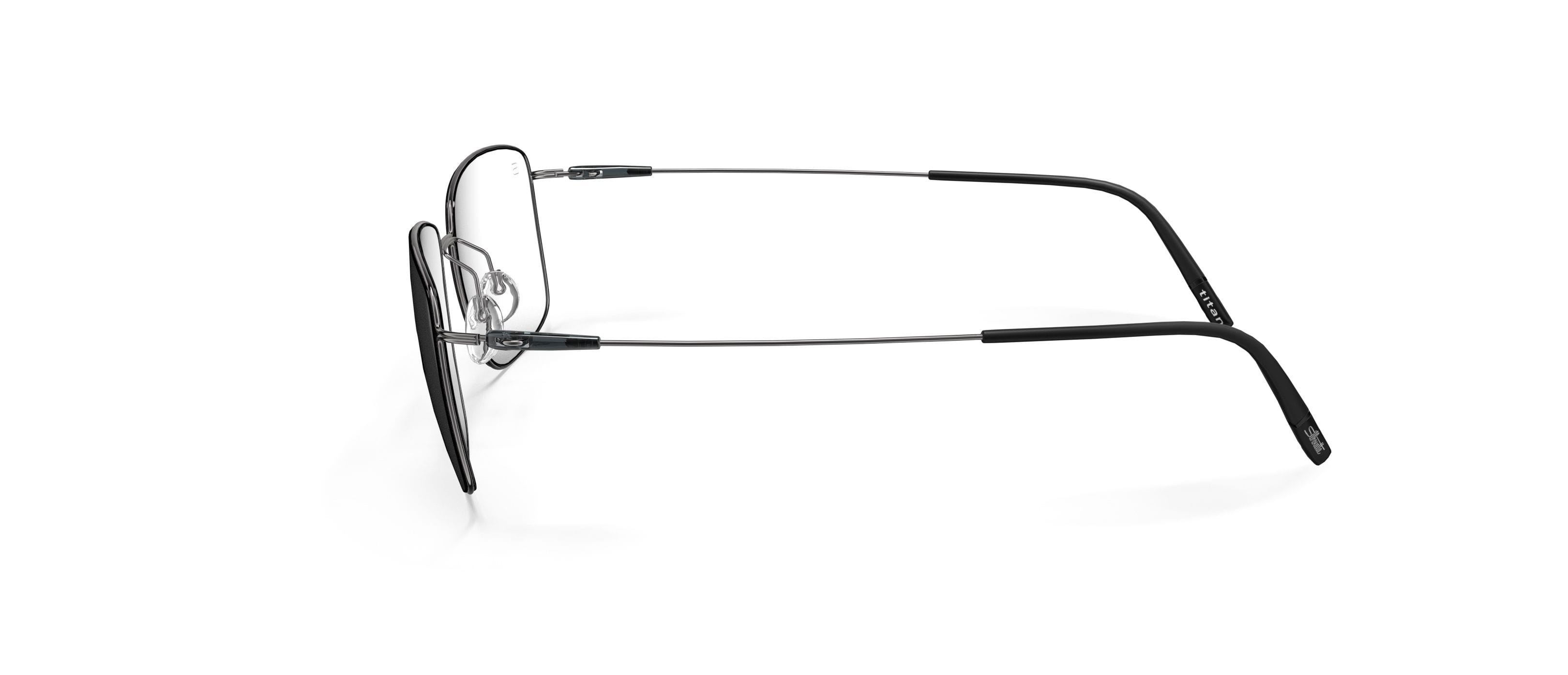 Silhouette 5576 Frame Grey Male Full Titanium Frame — Grey frame — view 3