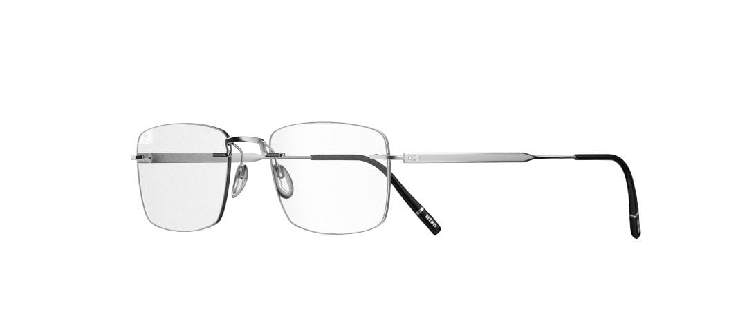 Silhouette SIL 5586 Frame Silver Male RimLess Titanium — Silver frame
