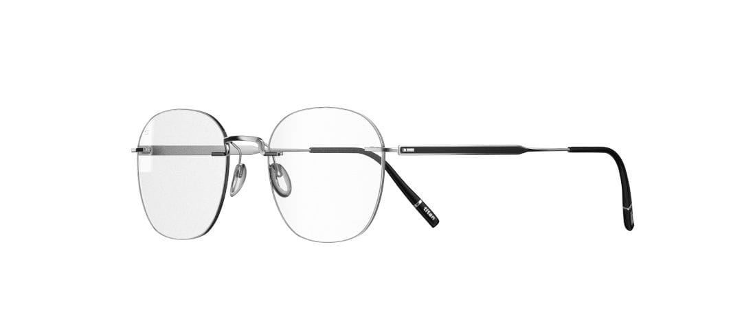 Silhouette SIL 5586 Frame Silver Male RimLess Titanium — Silver frame