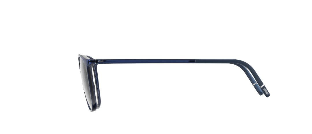 Silhouette SPX 2977 Frame Blue Male Full Shell Frame — Blue frame — view 3