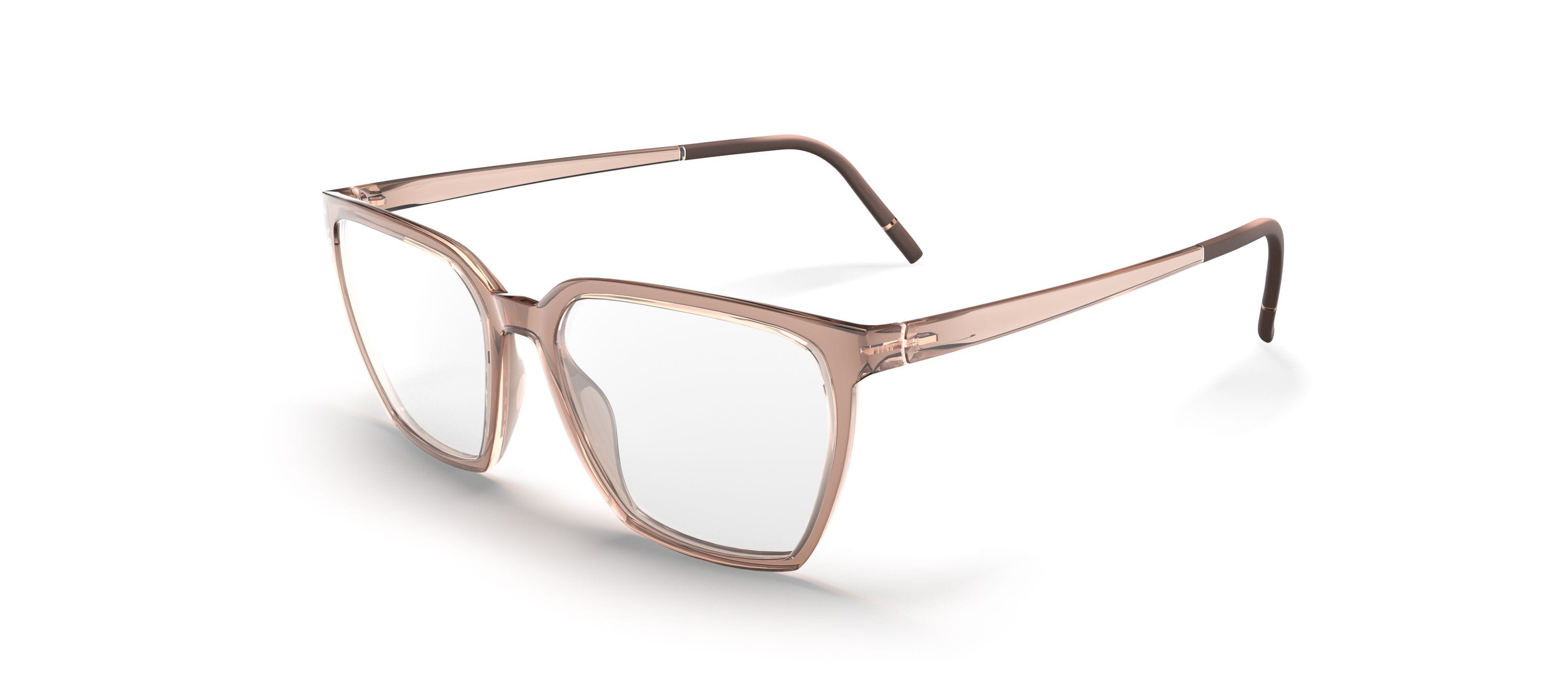 Silhouette 1625 Frame Transparent Pink Unisex Full Shell Frame — Transparent Pink frame — alternate view