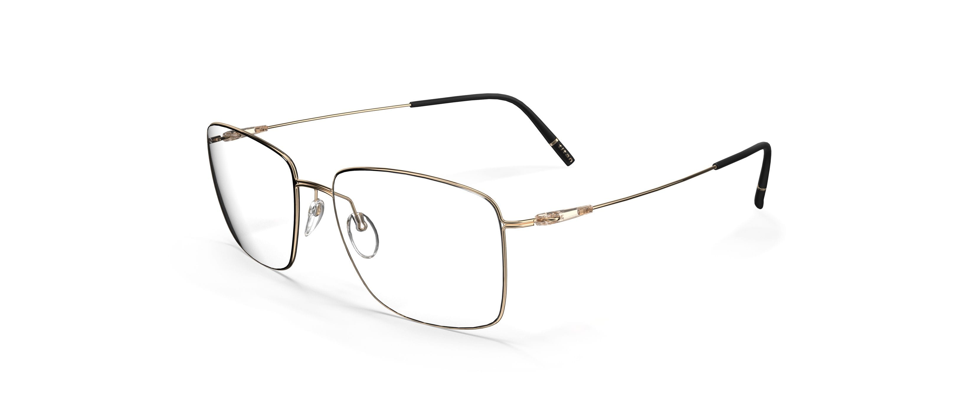 Silhouette 5576/ Frame Gold Male Full Titanium Frame — Gold frame — alternate view