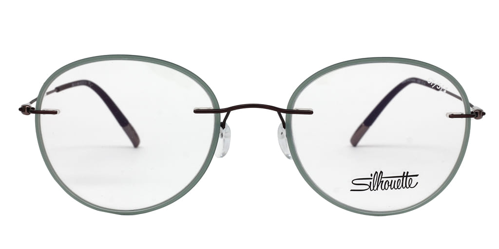 Silhouette 5500 Frame Brown Male RimLess Titanium Frame — Brown frame