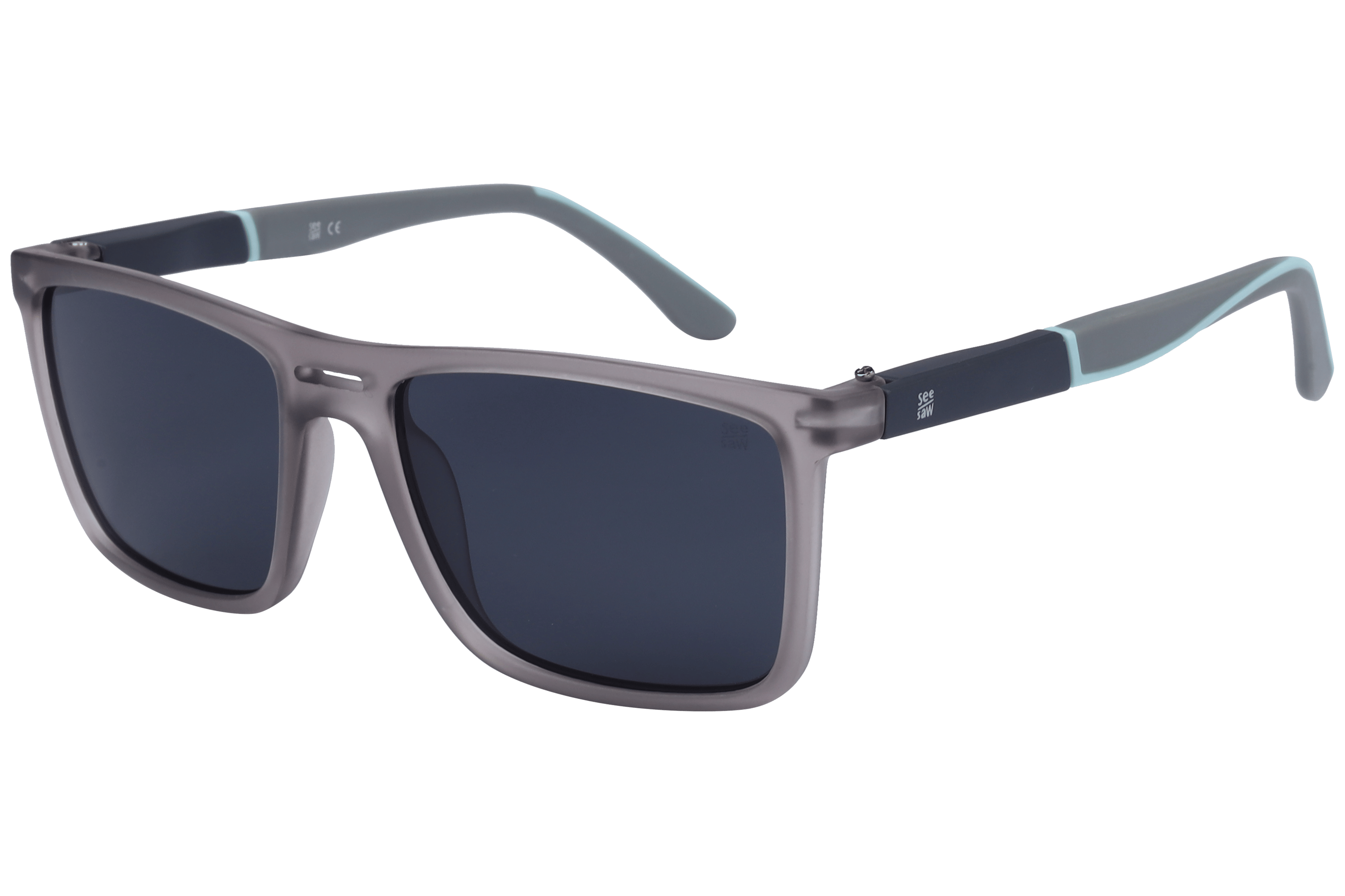 See Saw SS3504 Sunglass Matt Grey Kids Full Shell — Matt Grey frame