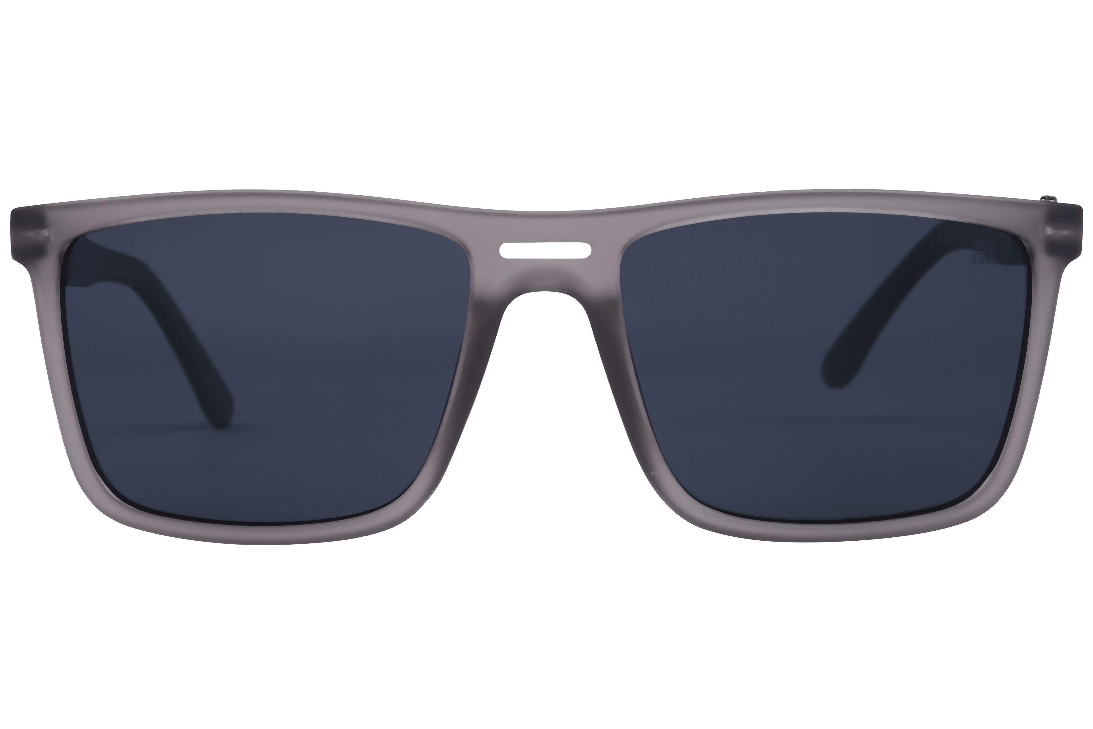 See Saw SS3504 Sunglass Matt Grey Kids Full Shell Sunglass — Matt Grey frame — view 2