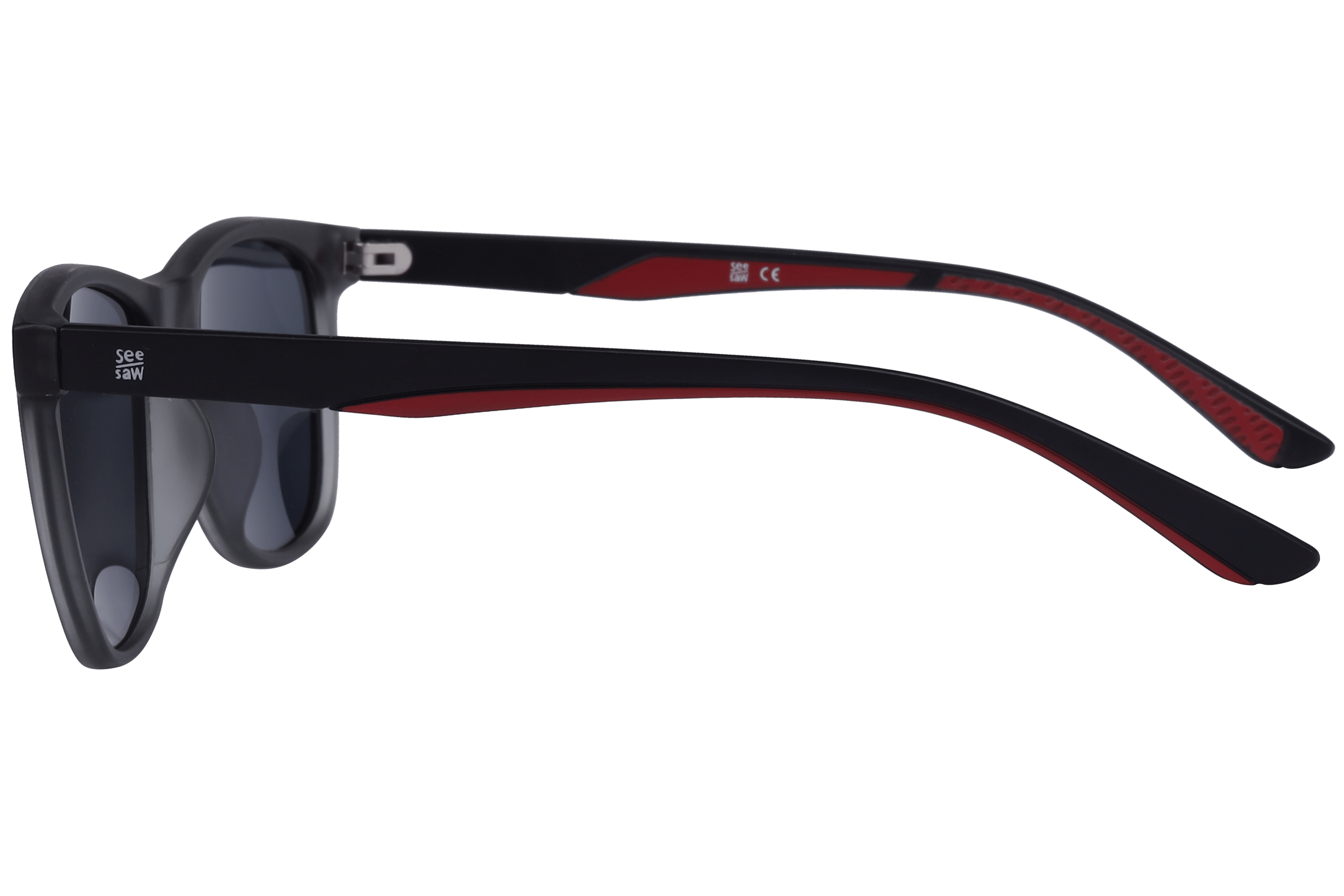 See Saw SS3513 Sunglass Matt Grey Kids Full Shell Sunglass — Matt Grey frame — view 3