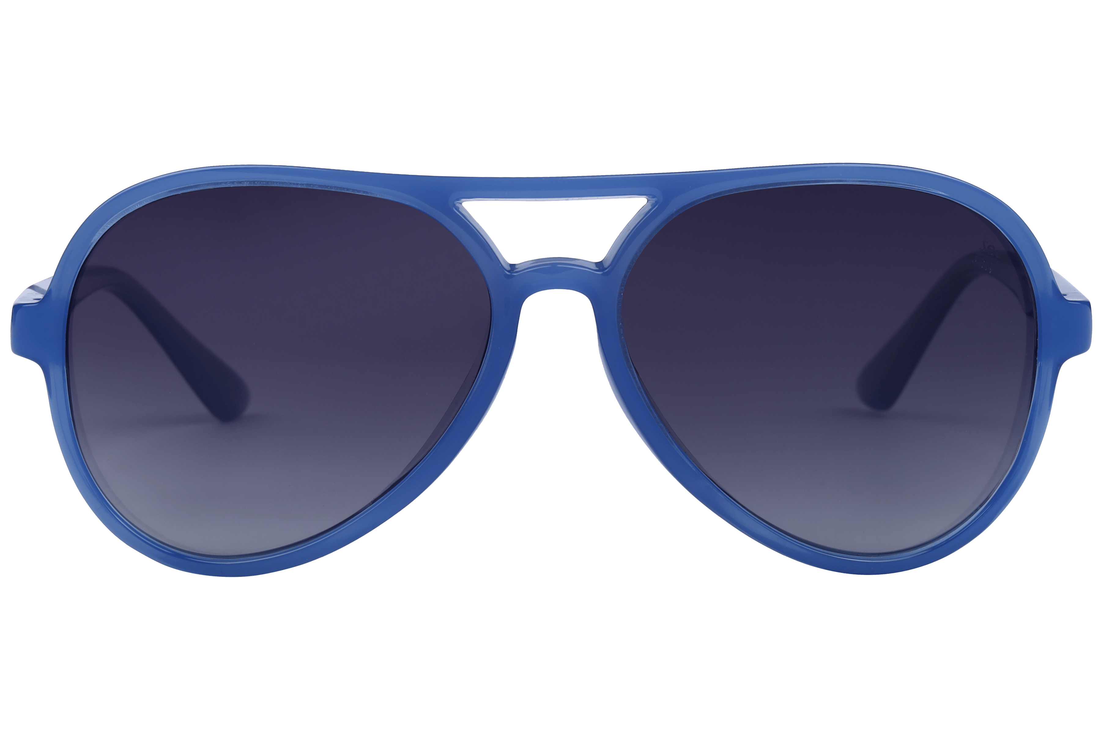 See Saw SS3515 Sunglass Blue Kids Full Shell Sunglass — Blue frame — view 2