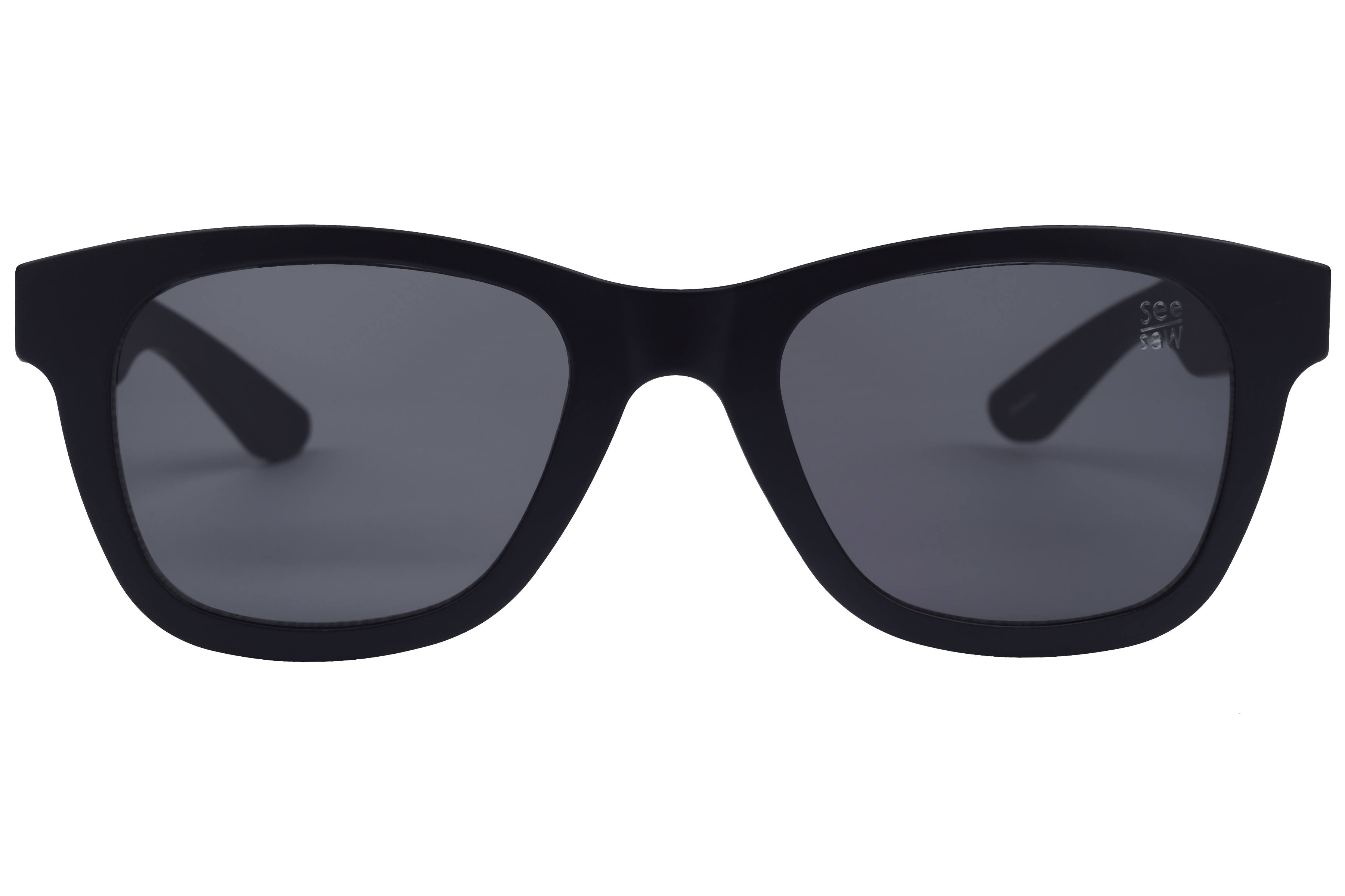 See Saw SS-1097 Sunglass Matt Black Kids Full Shell Sunglass — Matt Black frame — view 2