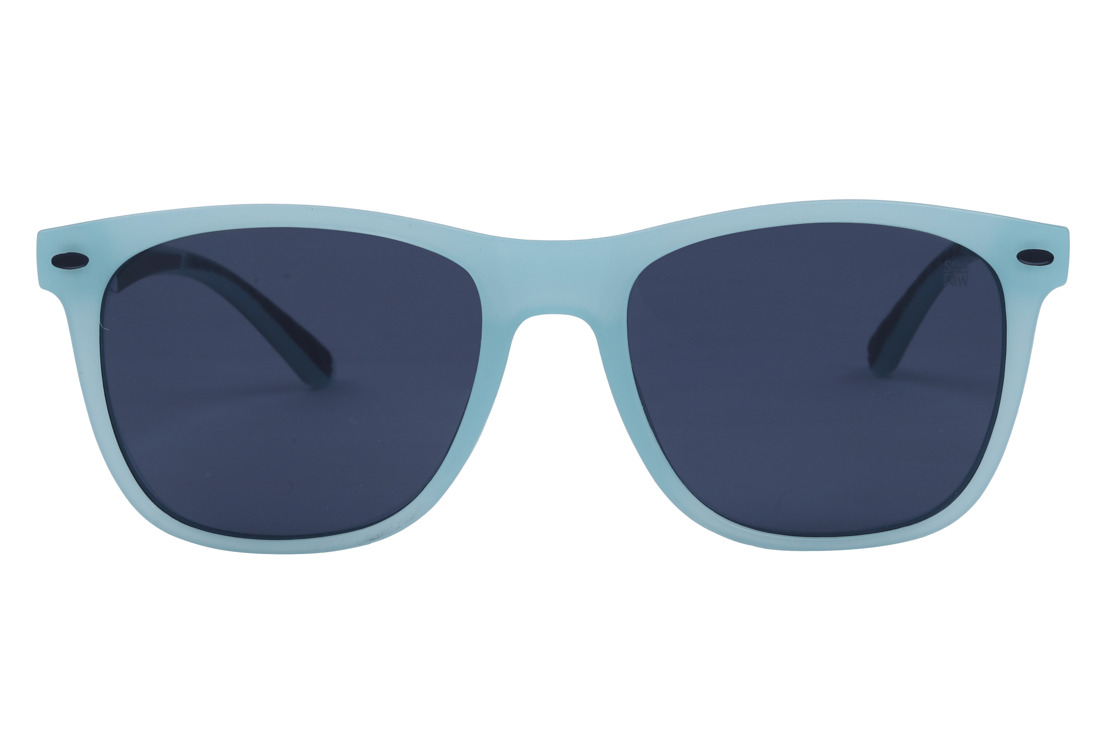 See Saw SS3513 Sunglass Matt Sky Blue Kids Full Shell Sunglass — Matt Sky Blue frame