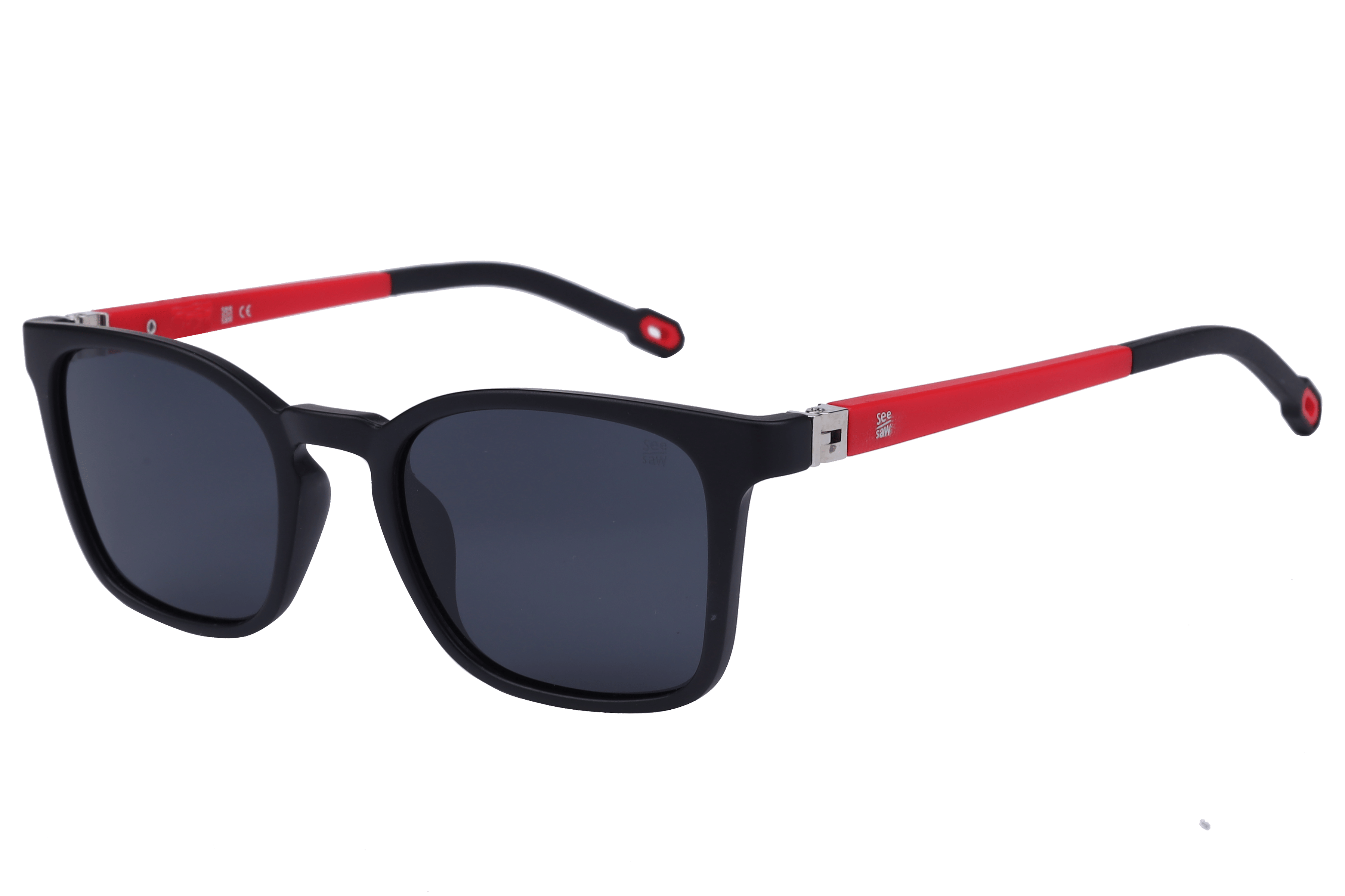 See Saw SS3501 Sunglass Matt Black Kids Full Shell Sunglass — Matt Black frame — alternate view