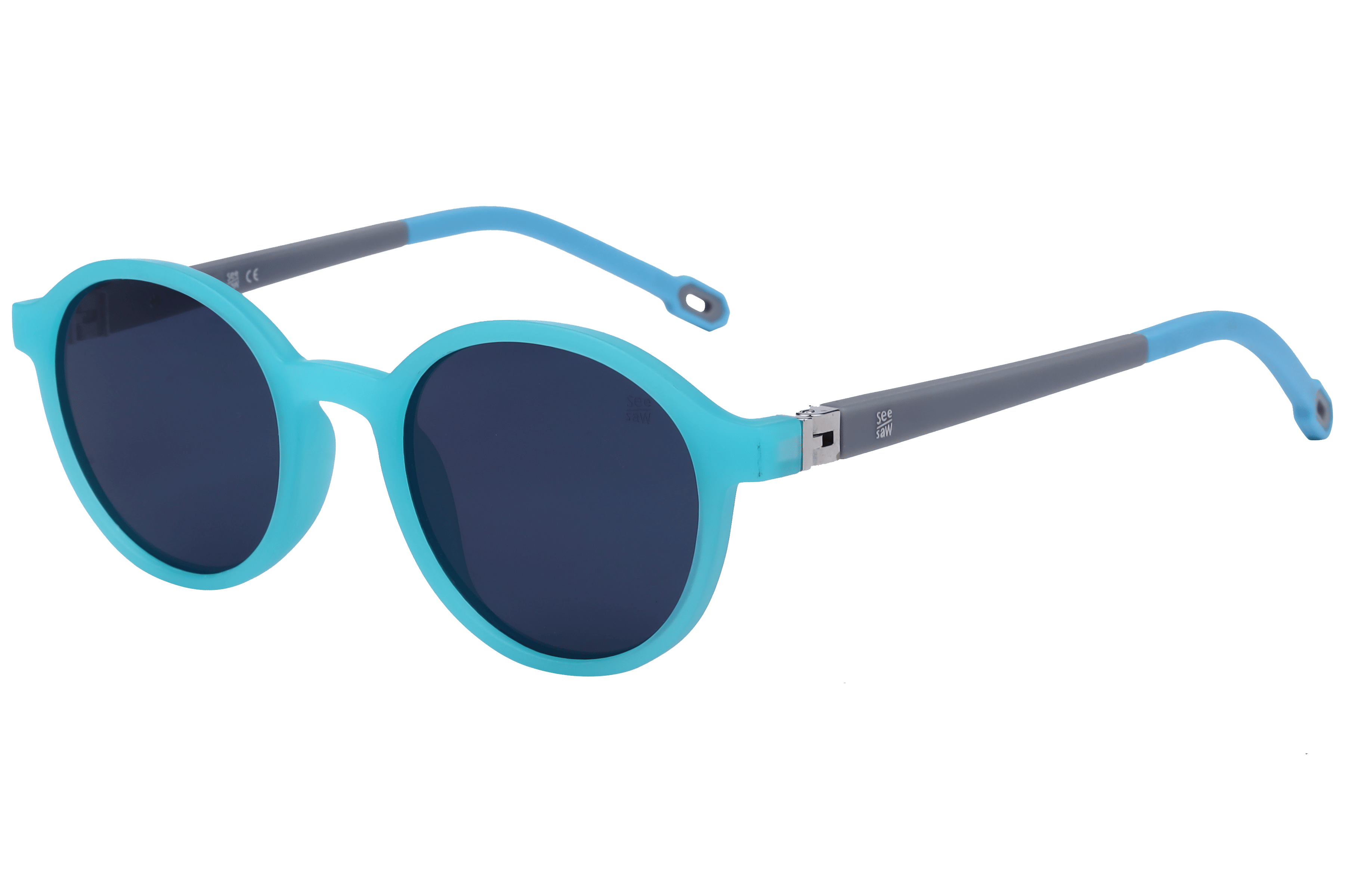 See Saw SS3502 Sunglass Matt Blue Kids Full Shell Sunglass — Matt Blue frame — alternate view