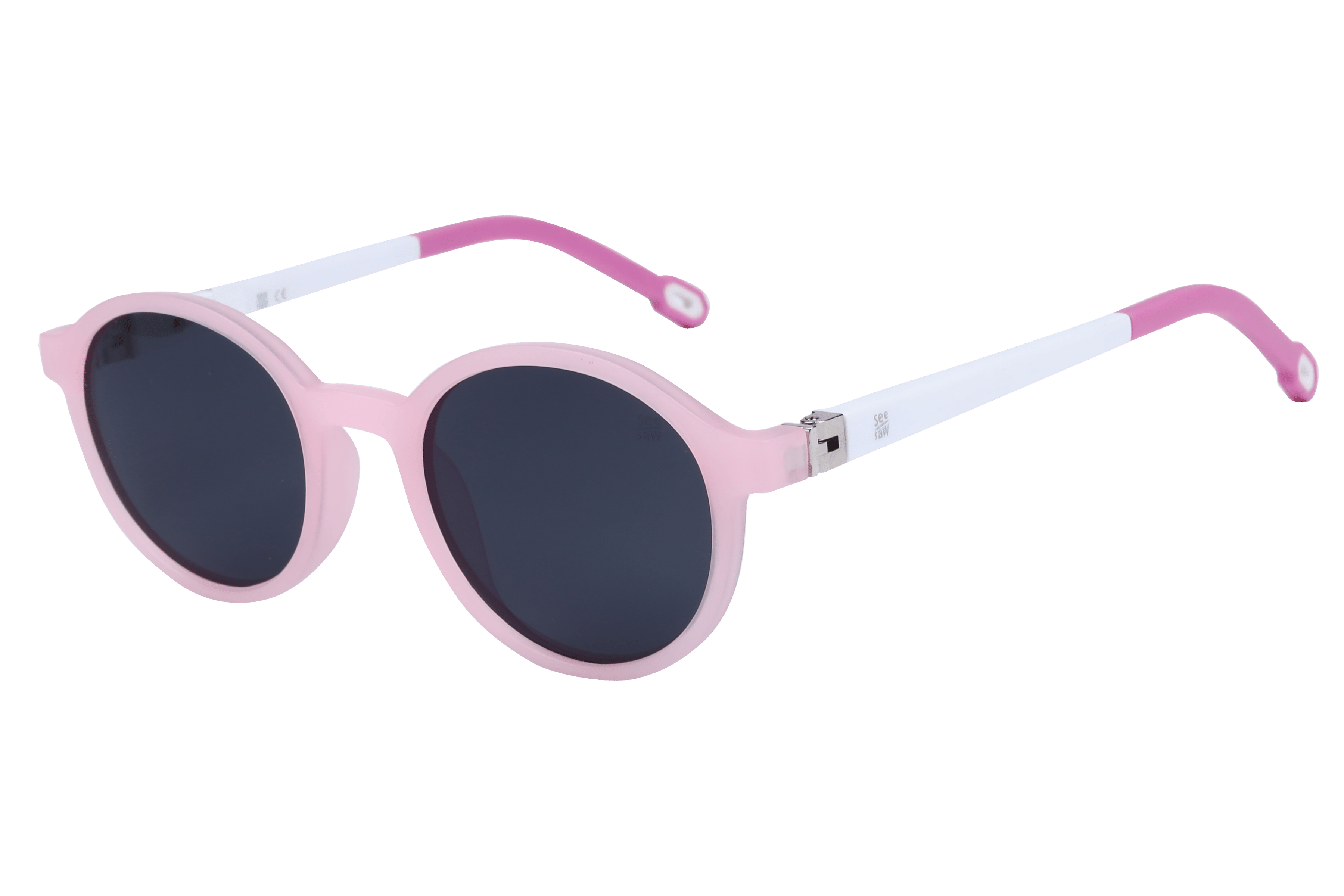 See Saw SS3502 Sunglass Matt Pink Kids Full Shell Sunglass — Matt Pink frame — alternate view