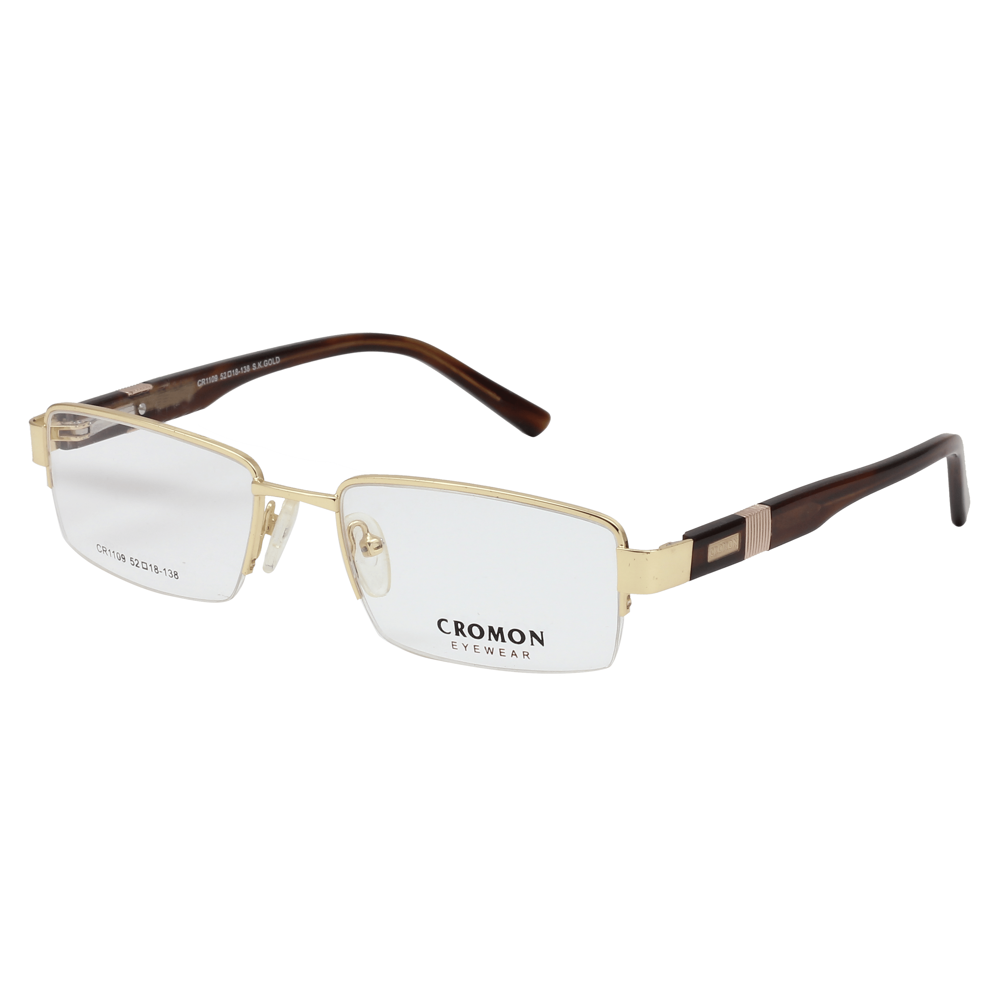 Inspira CR1109/3016CO Frame Gold Male Supra Shell — Gun Metal frame