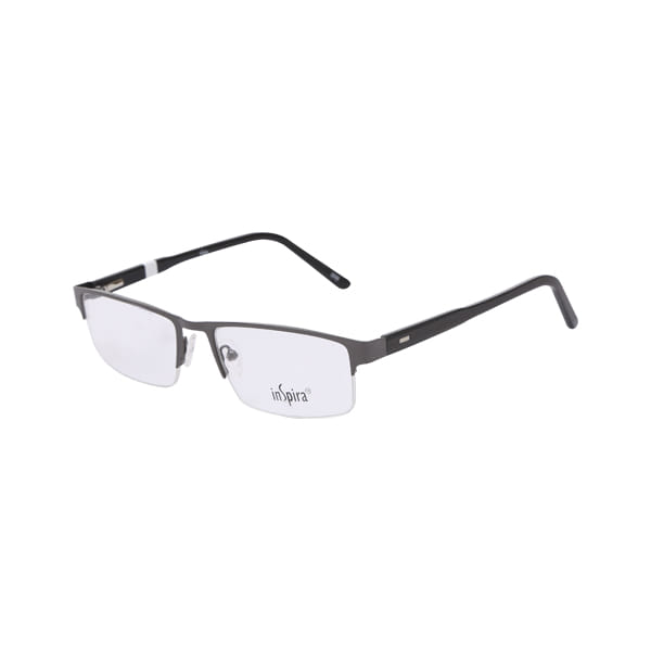 Inspira 4516D Frame Gun Metal Male Supra Shell Frame — Gun Metal frame — view 1