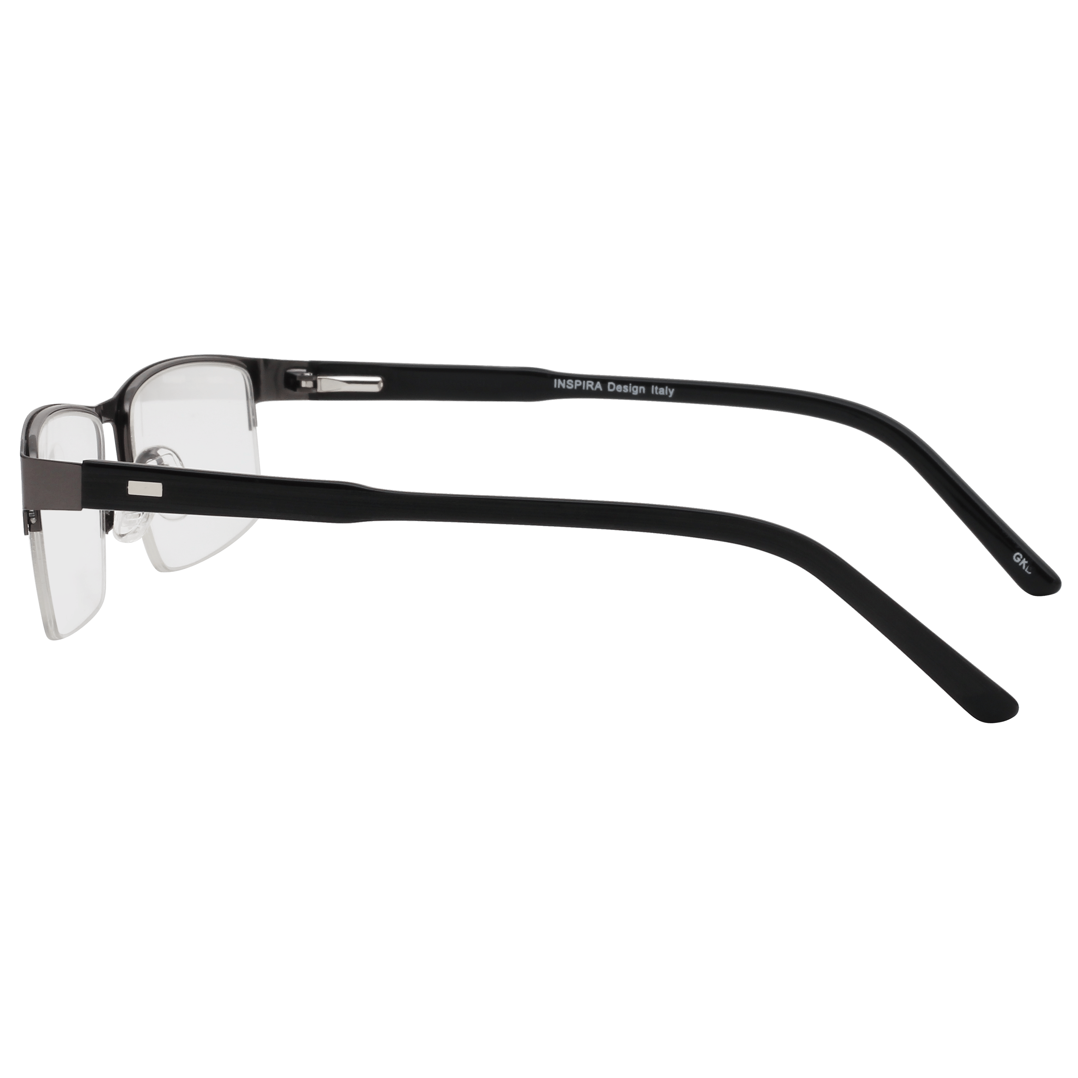 Inspira 4516D Frame Gun Metal Male Supra Shell Frame — Gun Metal frame — view 6